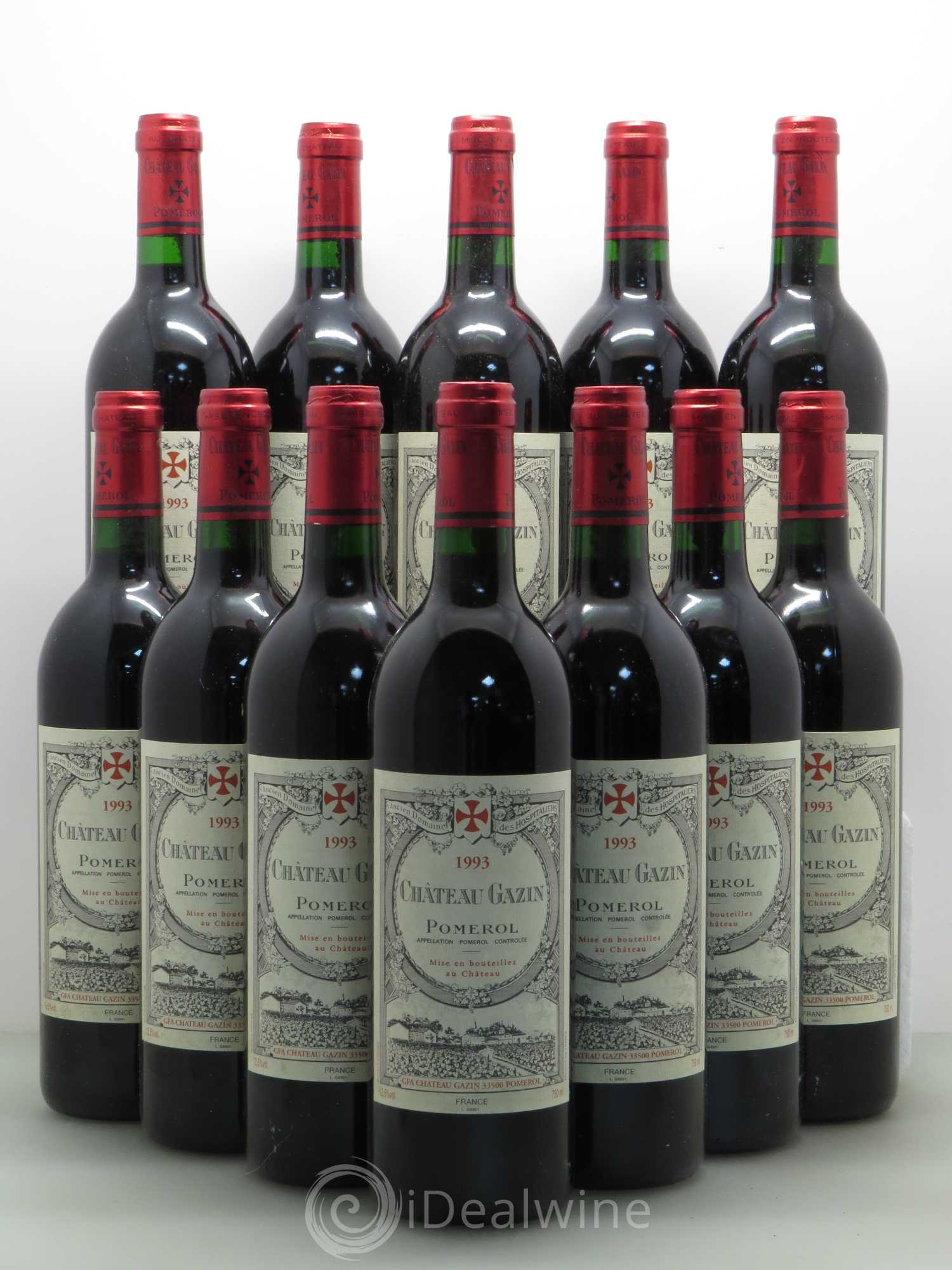 Château Gazin 1993 - Lot de 12 bouteilles - 0
