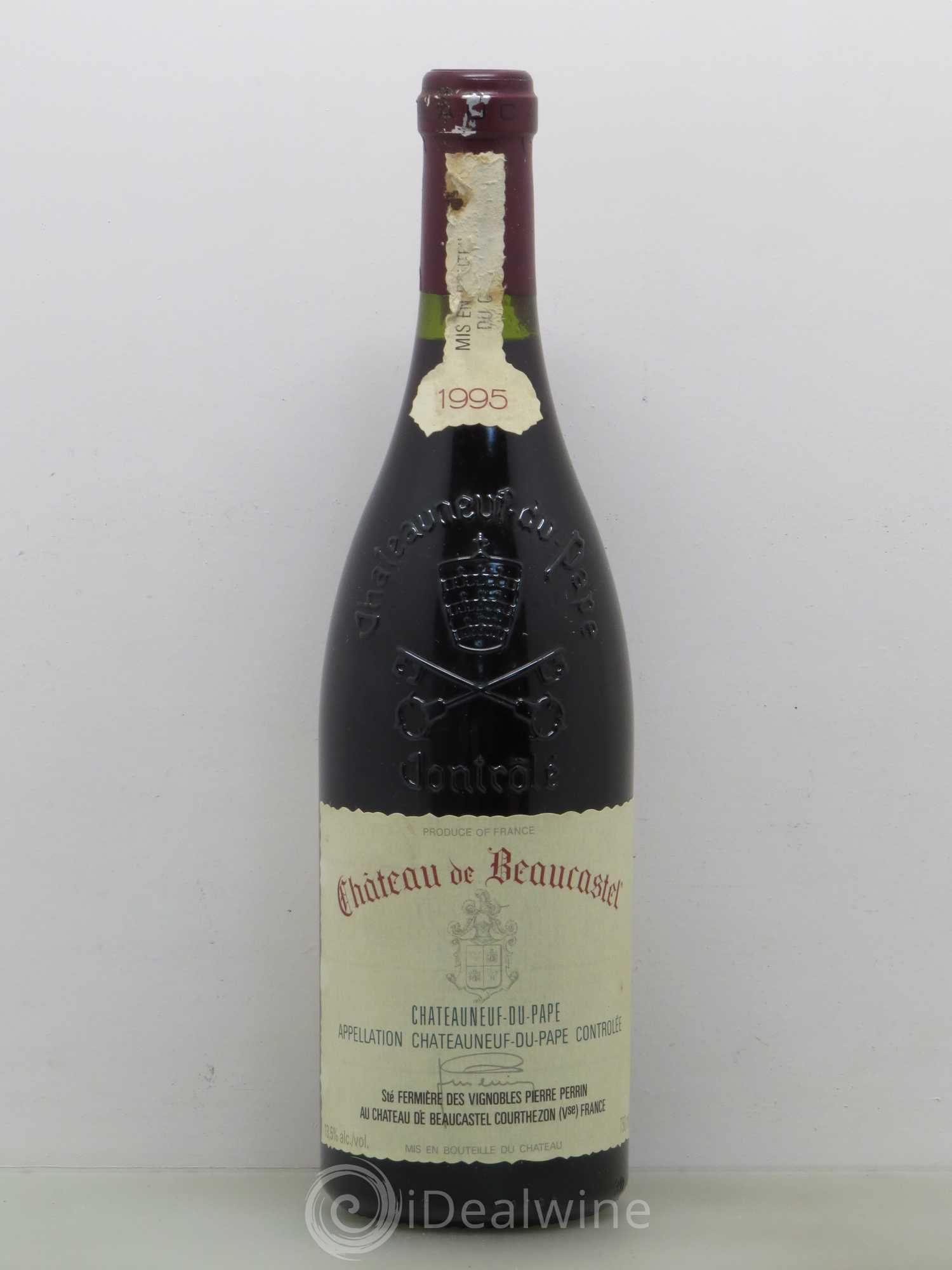 Châteauneuf-du-Pape Château de Beaucastel Famille Perrin 1995 - Lot de 1 bouteille - 0
