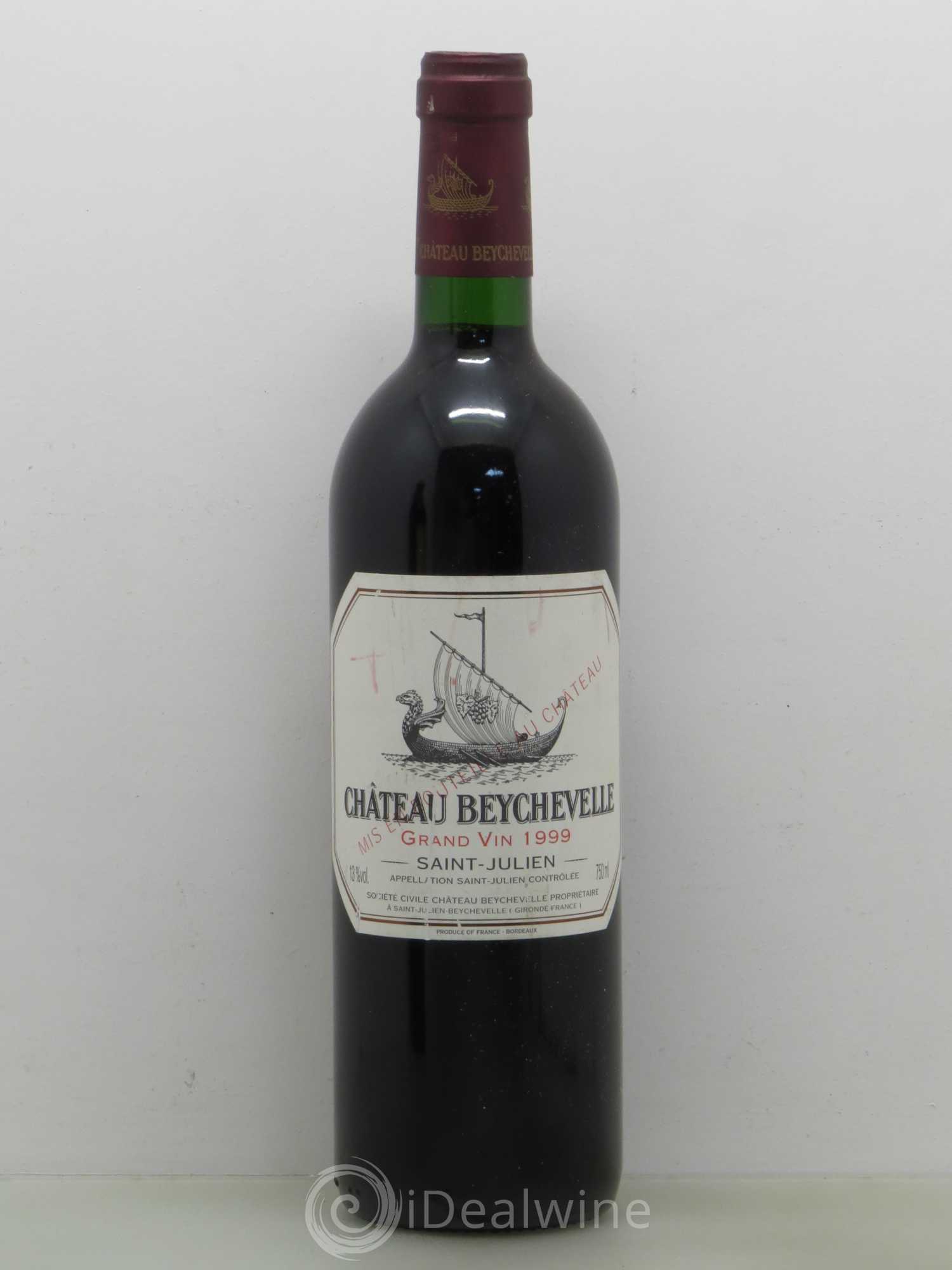 Château Beychevelle 4ème Grand Cru Classé 1999 - Lot de 1 bouteille - 0