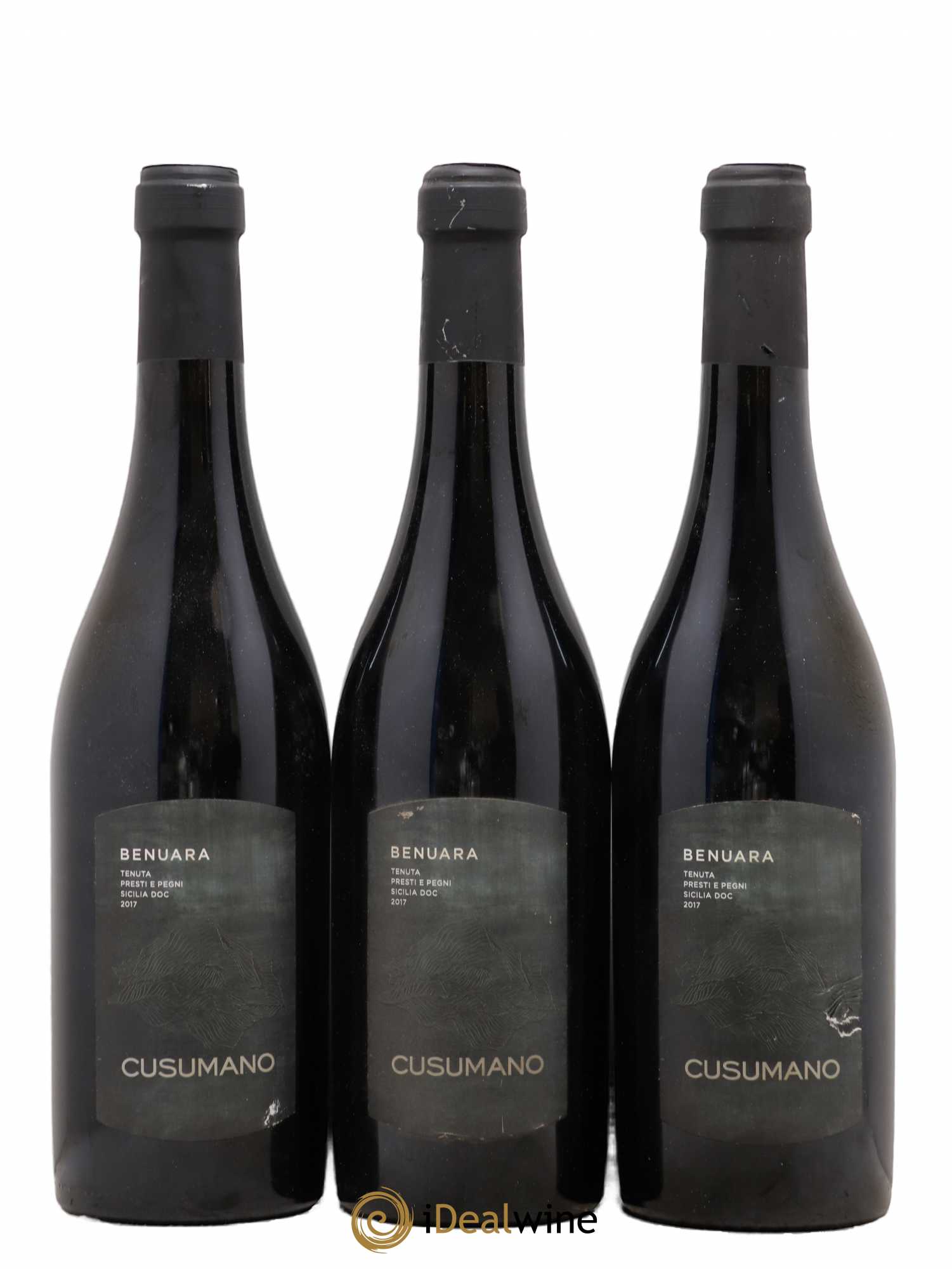 IGT Sicile Benuara Cusumano (sans prix de réserve) 2017 - Lot de 3 bouteilles - 0