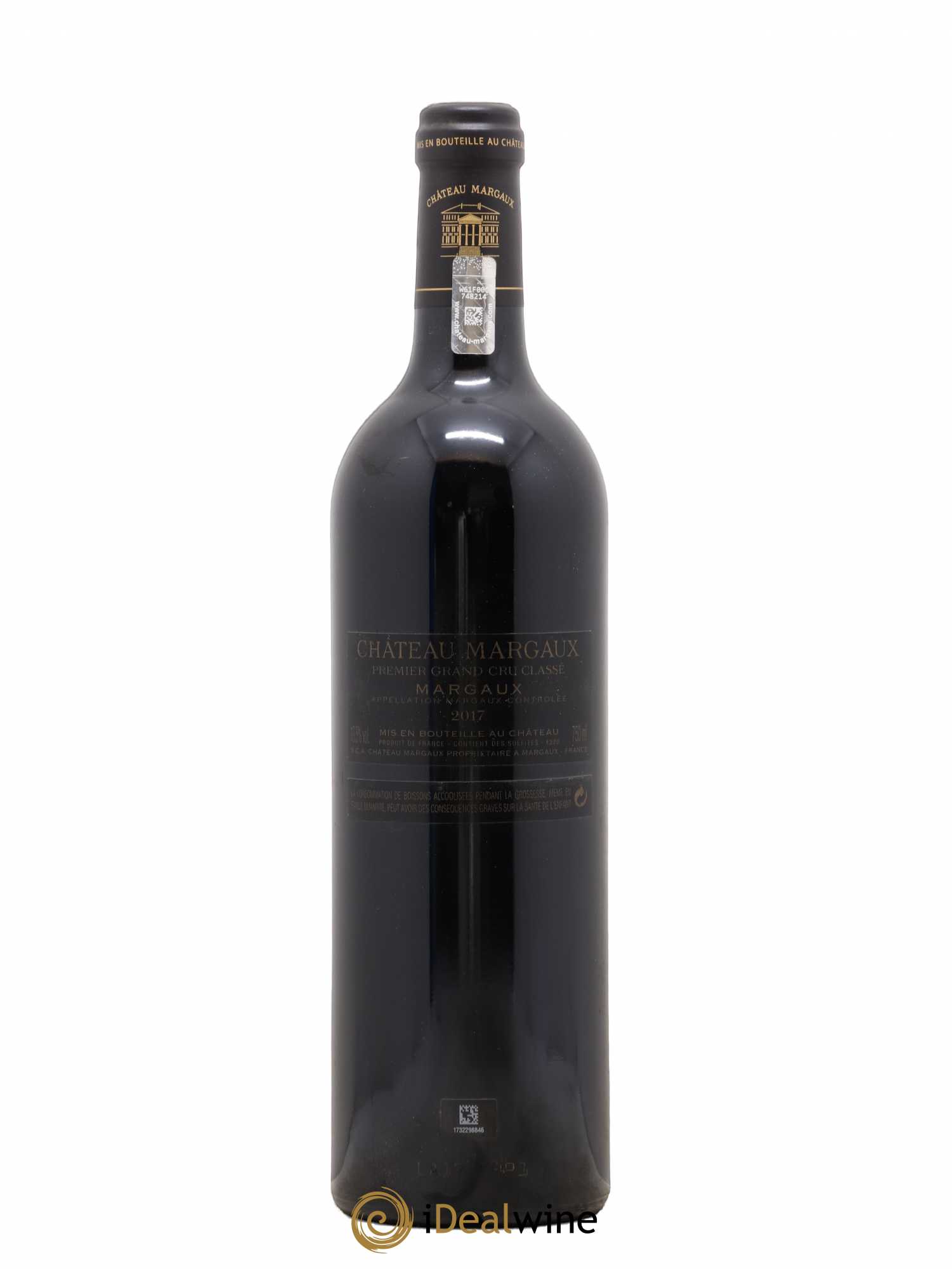 Château Margaux 1er Grand Cru Classé (sans prix de réserve) 2017 - Lot de 1 bouteille - 1