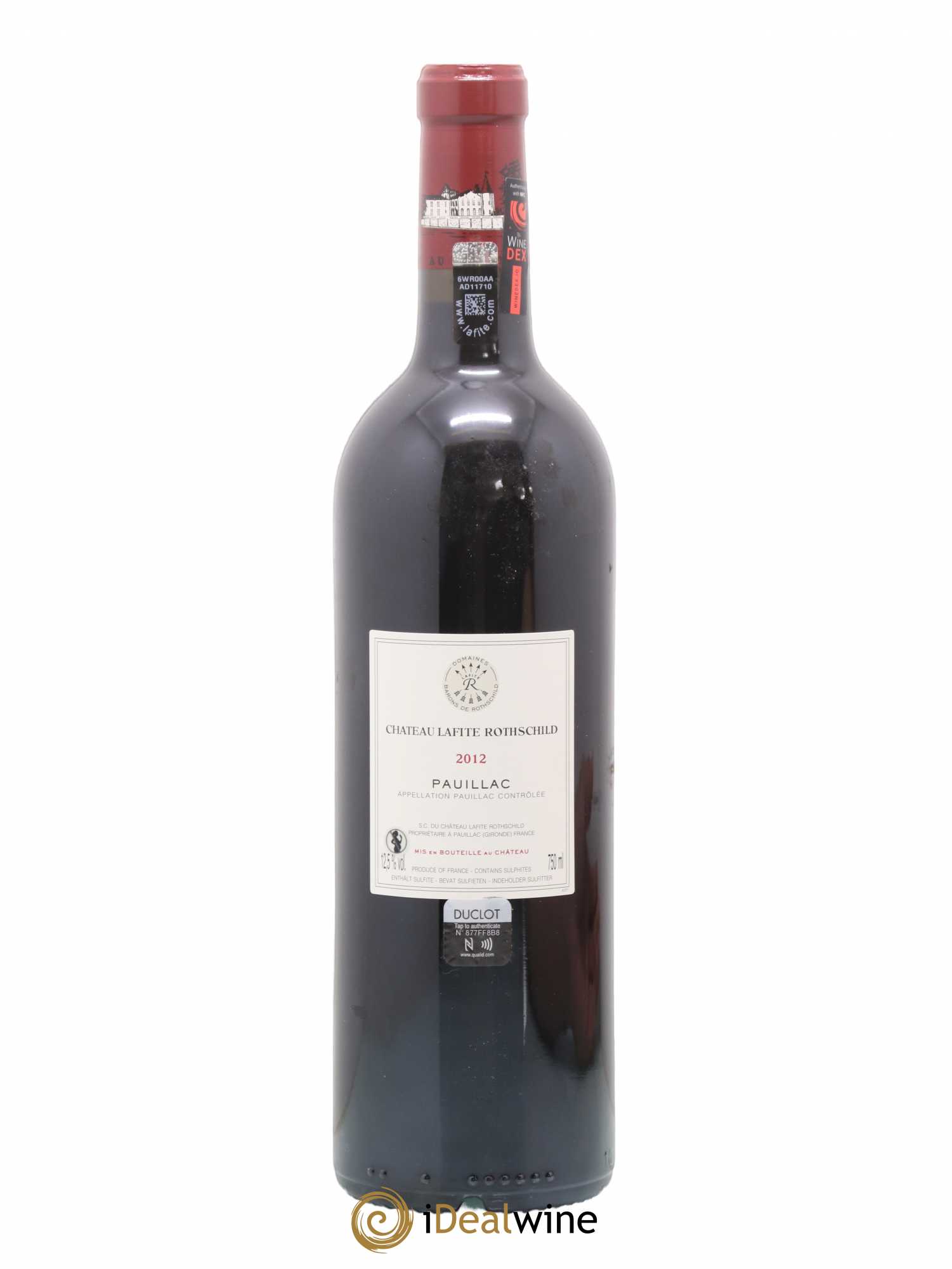 Château Lafite Rothschild 1er Grand Cru Classé 2012 - Posten von 1 Flasche - 1