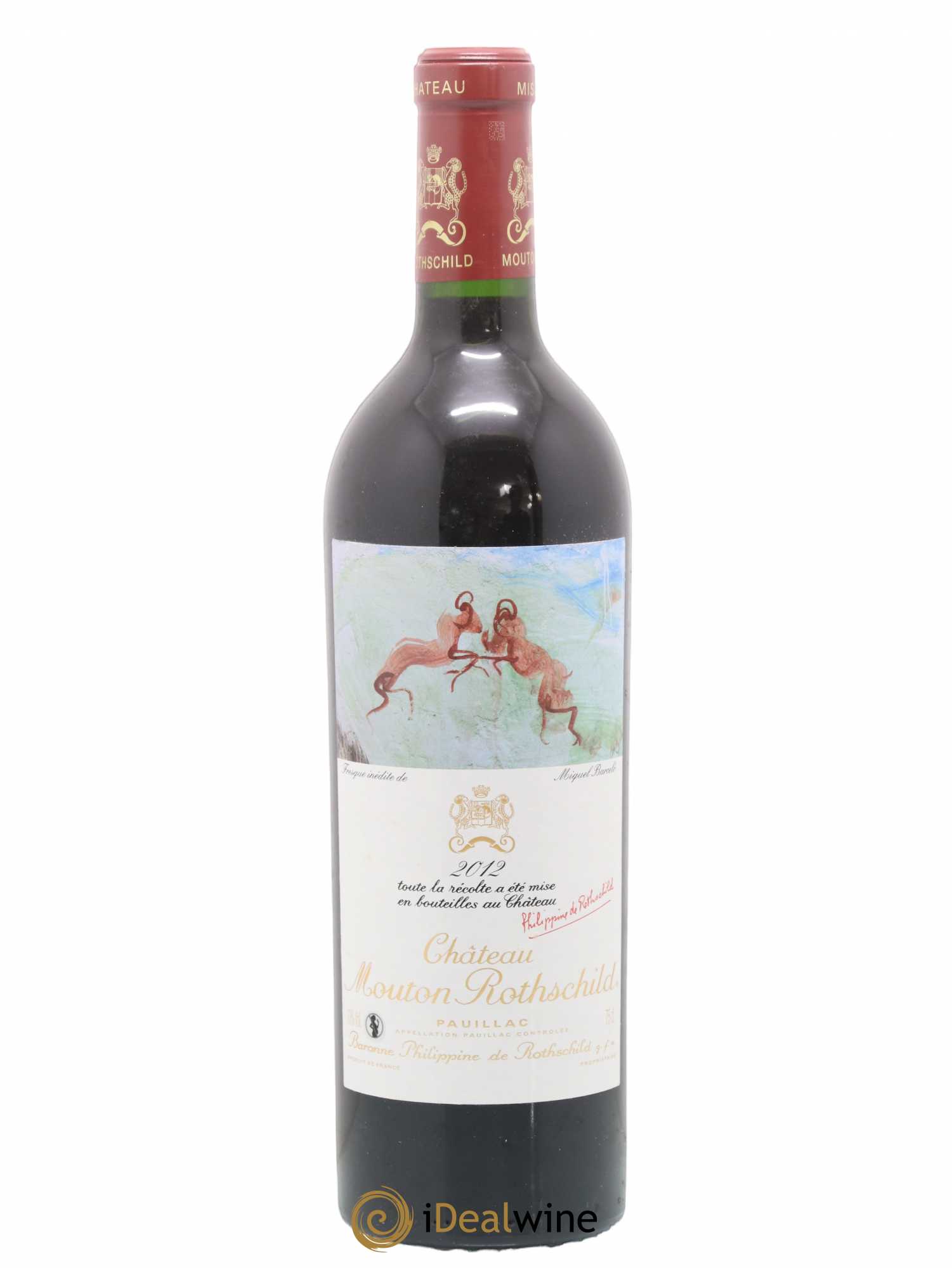 Château Mouton Rothschild 1er Grand Cru Classé 2012 - Lot de 1 bouteille - 0