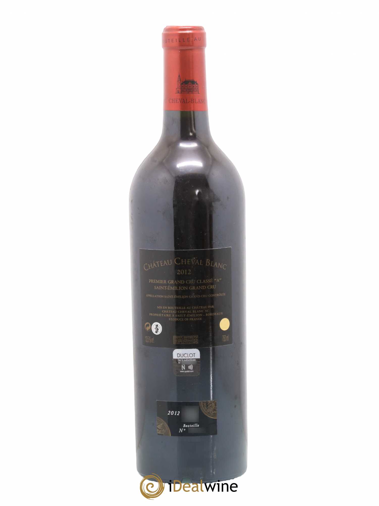 Château Cheval Blanc 1er Grand Cru Classé A 2012 - Lot de 1 bouteille - 1