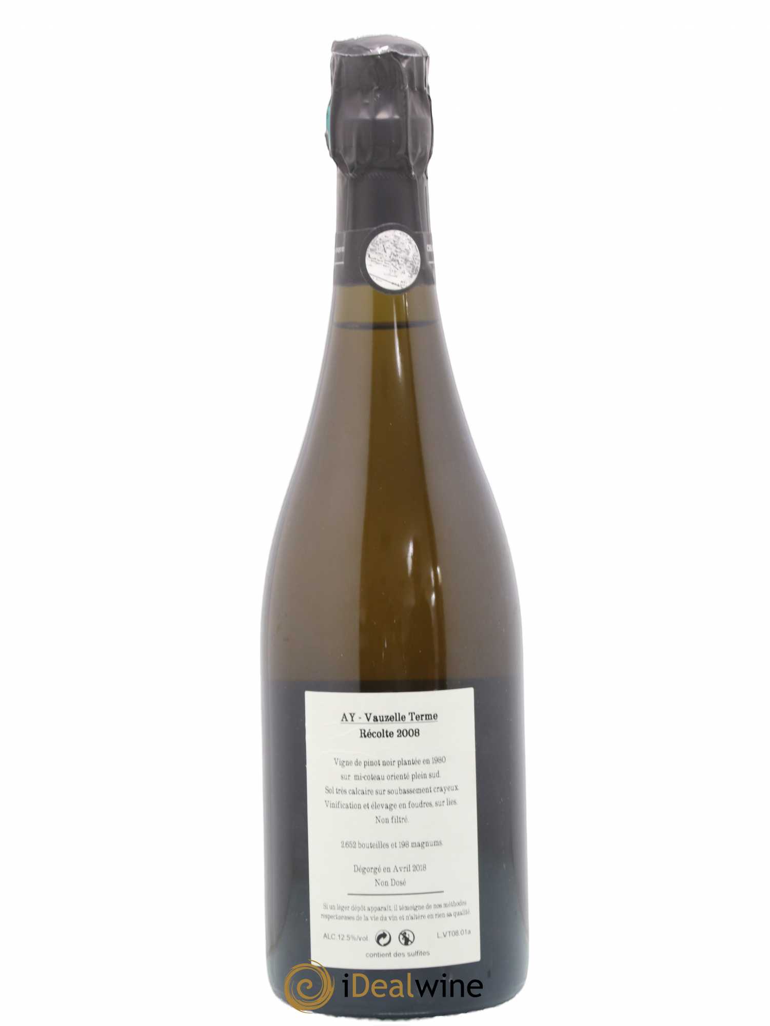 Aÿ Vauzelle Terme Extra-Brut Jacquesson 2008 - Lot de 1 bouteille - 1