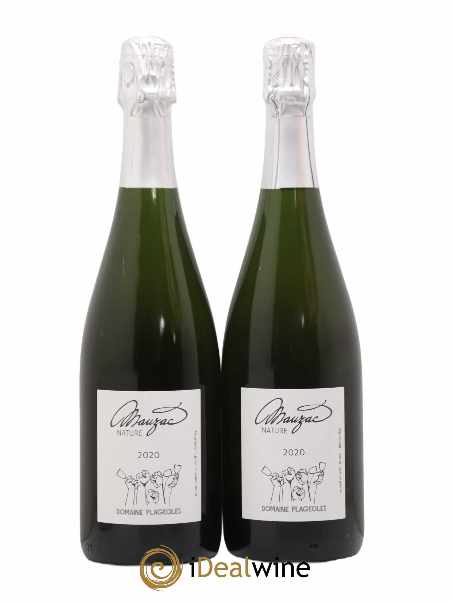 Gaillac Mauzac Nature Plageoles (sans prix de réserve) (sans prix de réserve) 2020 - Lot de 2 bouteilles - 0