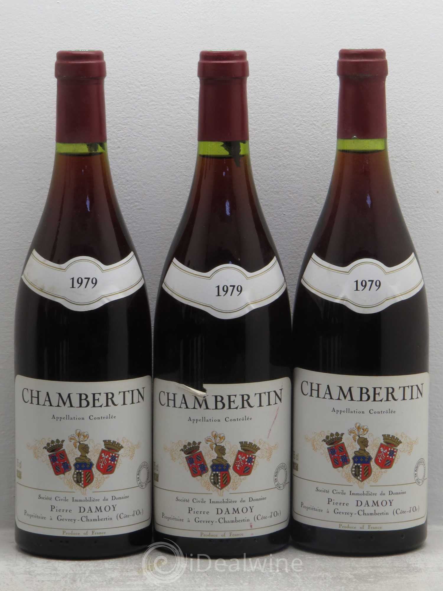 Chambertin Grand Cru Pierre Damoy 1979 - Lot de 12 bouteilles - 1