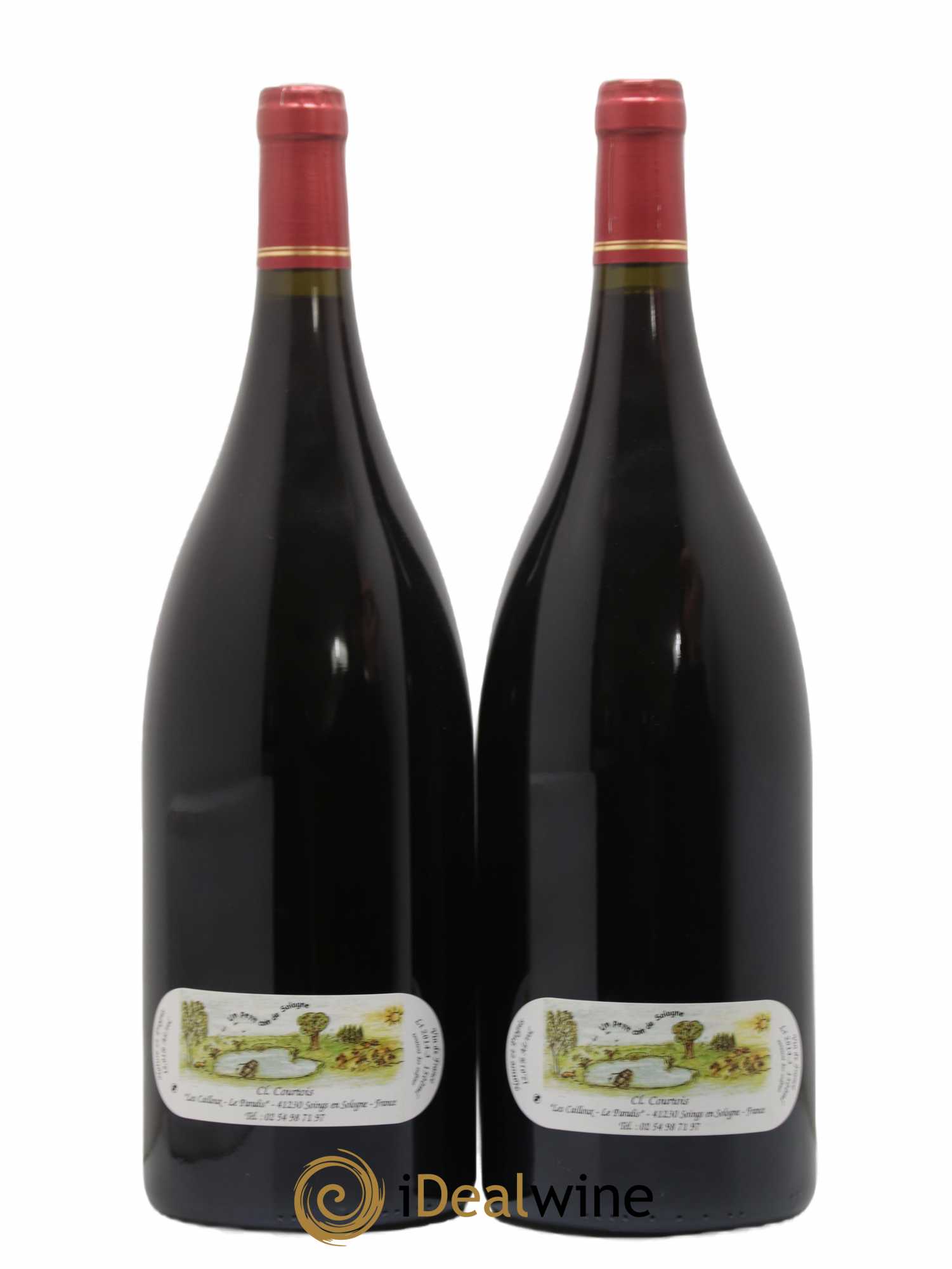Vin de France Racines Les Cailloux du Paradis - Claude Courtois (sans prix de réserve) 2014 - Lot de 2 magnums - 1
