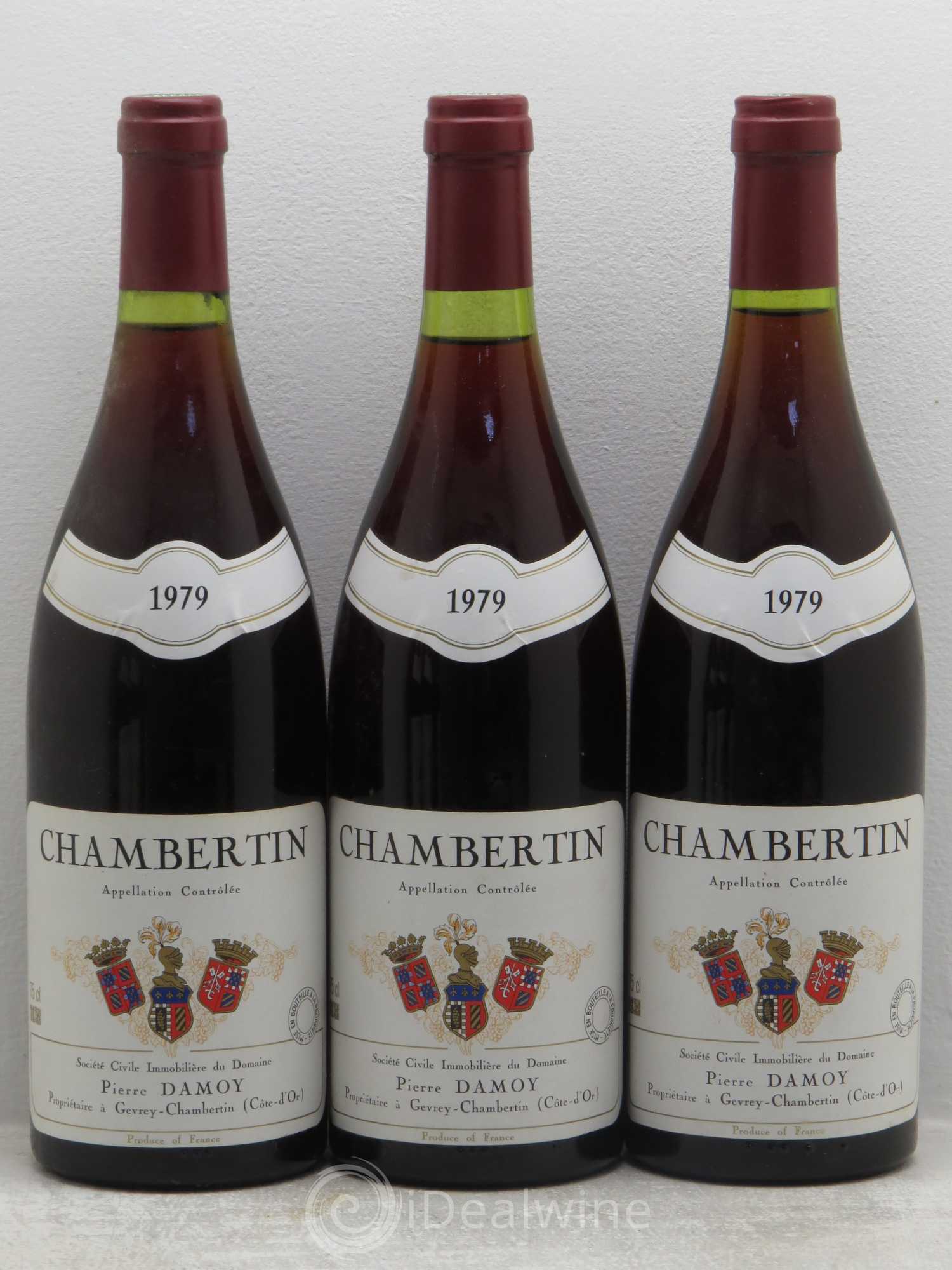 Chambertin Grand Cru Pierre Damoy 1979 - Lot de 6 bouteilles - 1