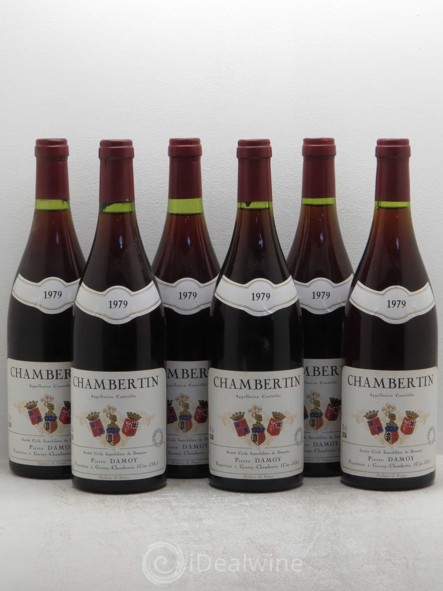 Chambertin Grand Cru Pierre Damoy 1979 - Lot de 6 bouteilles - 0