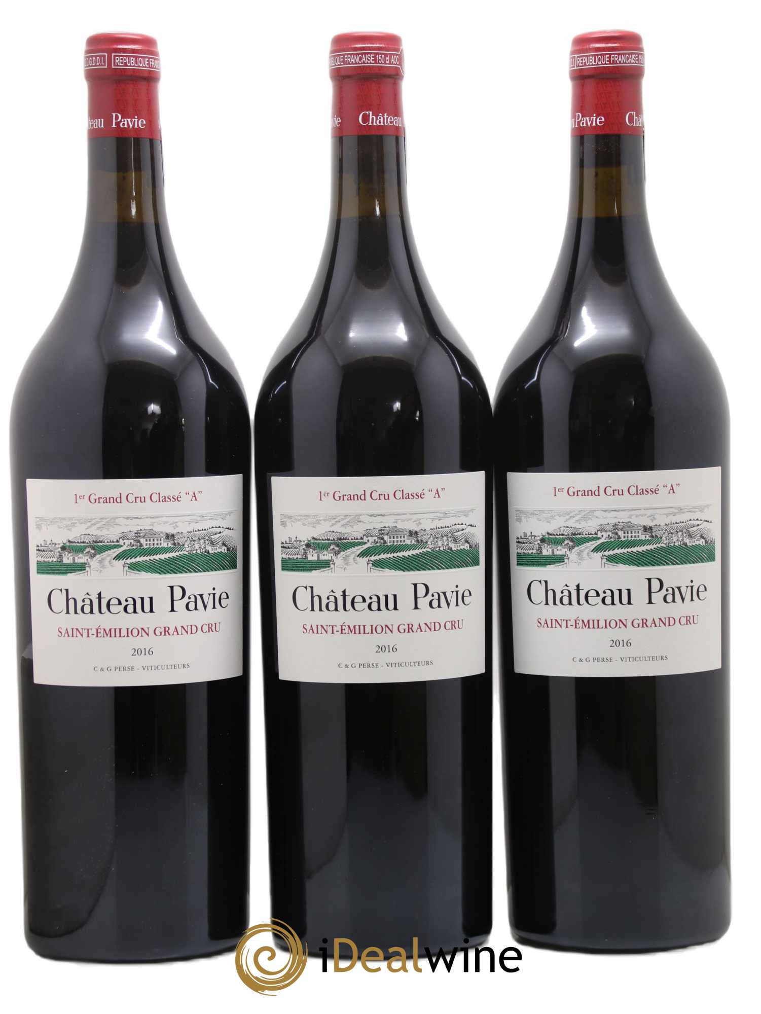Château Pavie 1er Grand Cru Classé A 2016 - Lot de 3 magnums - 0