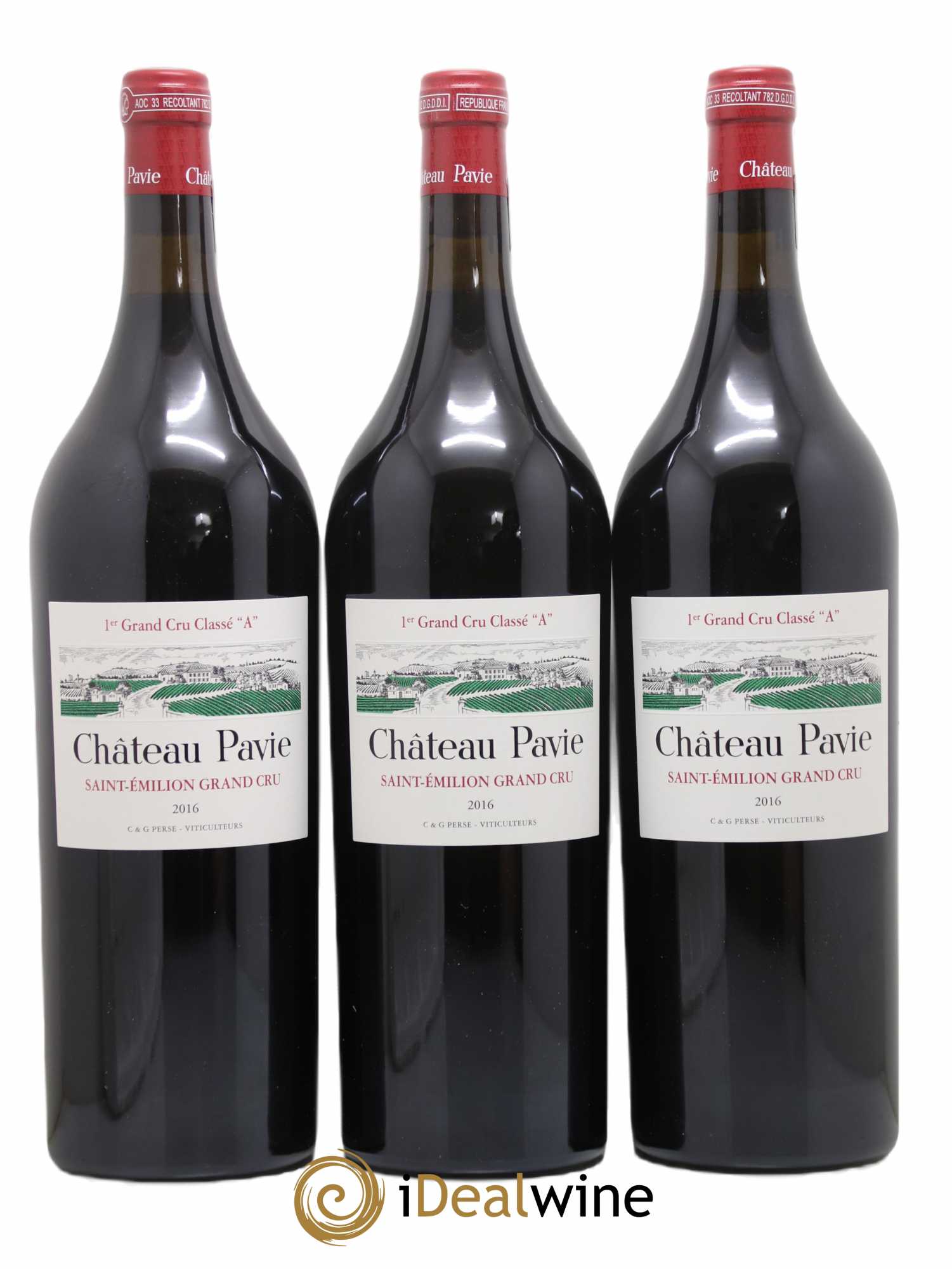 Château Pavie 1er Grand Cru Classé A 2016 - Lot de 3 magnums - 0