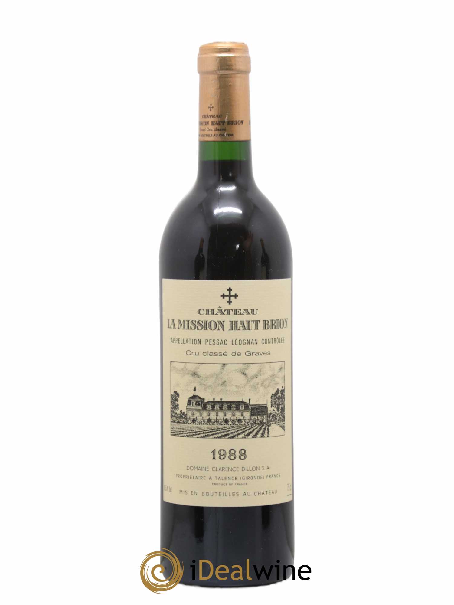 Château la Mission Haut-Brion Cru Classé de Graves (sans prix de réserve) 1988 - Lot de 1 bouteille - 0