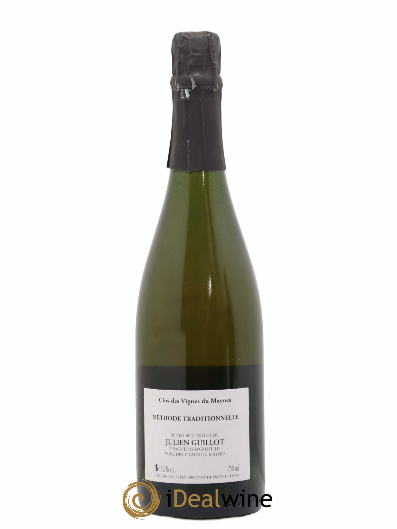 Crémant de Bourgogne Sainte Geneviève Extra-Brut Méthode Traditionnelle Les Vignes du Maynes (sans prix de réserve) (sans prix de réserve) 2018 - Lot de 1 bouteille - 1