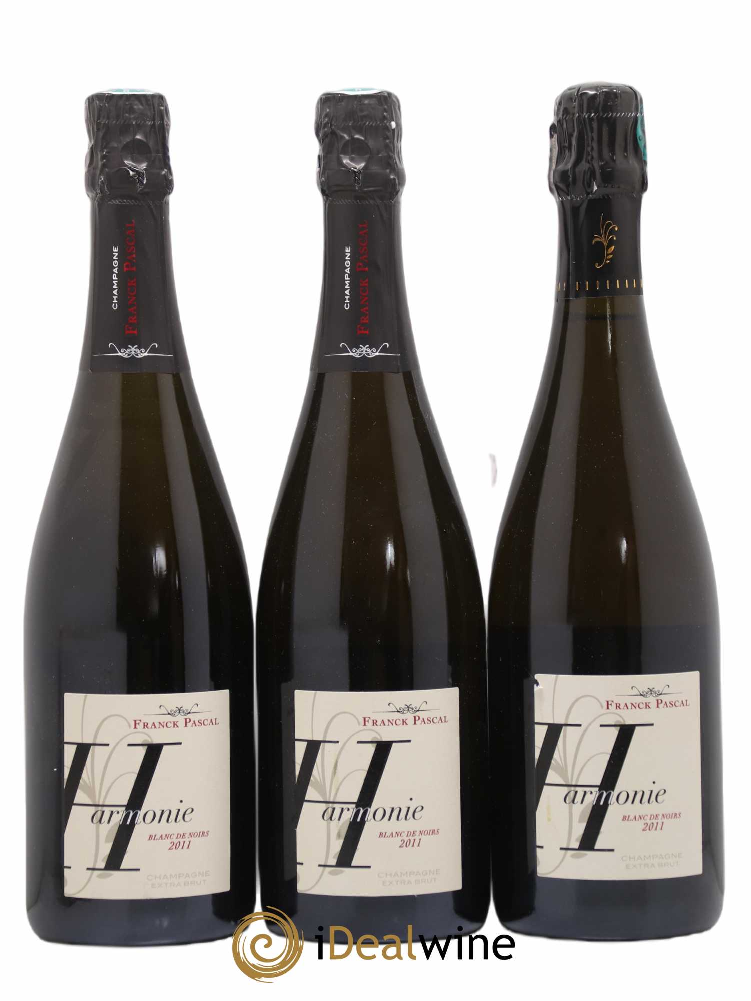 Harmonie Extra-Brut Franck Pascal (no reserve) 2011 - Lot of 3 bottles - 0