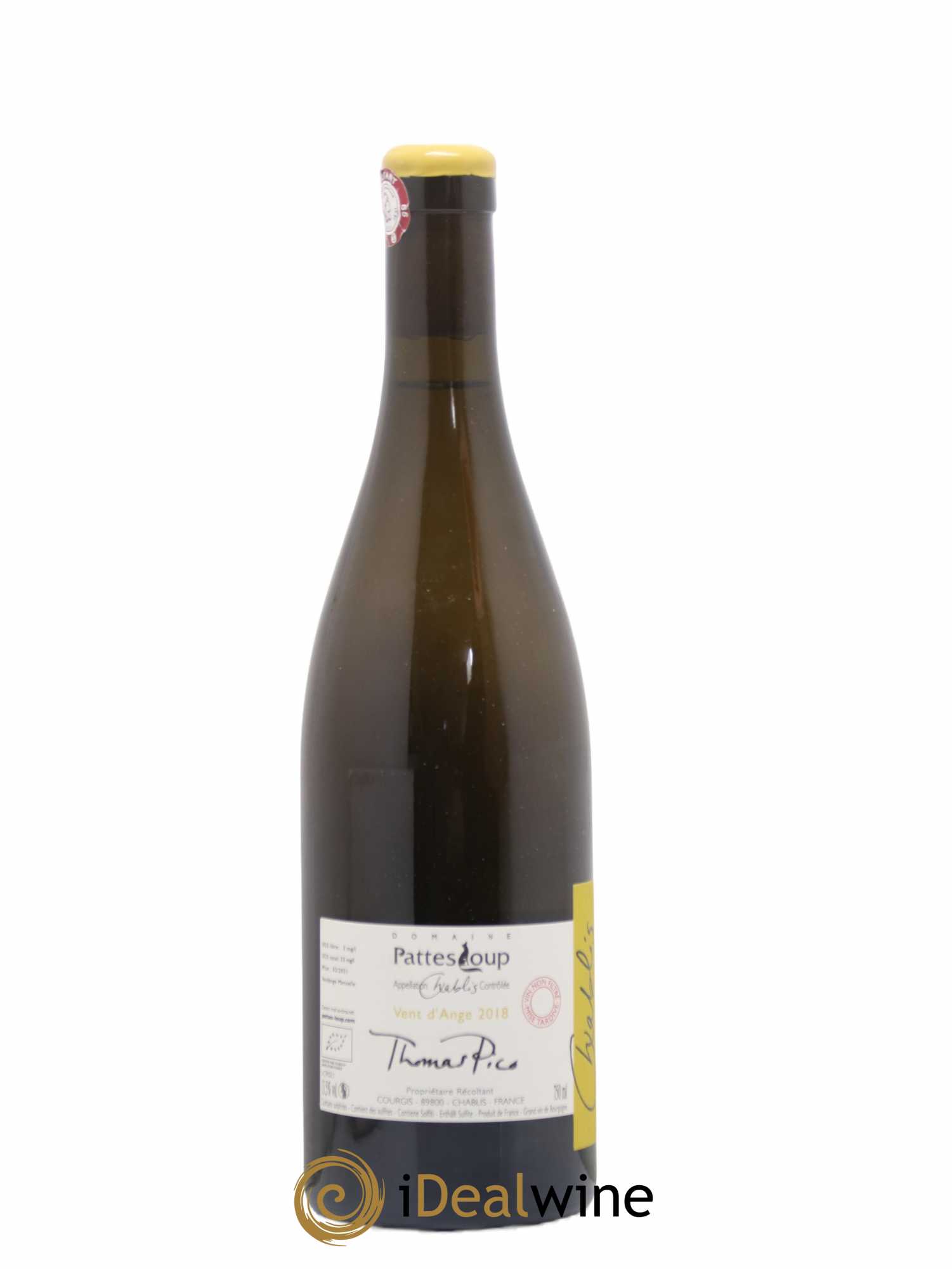 Chablis Vent d'Ange Pattes Loup (Domaine)  (sans prix de réserve) 2018 - Lot de 1 bouteille - 1