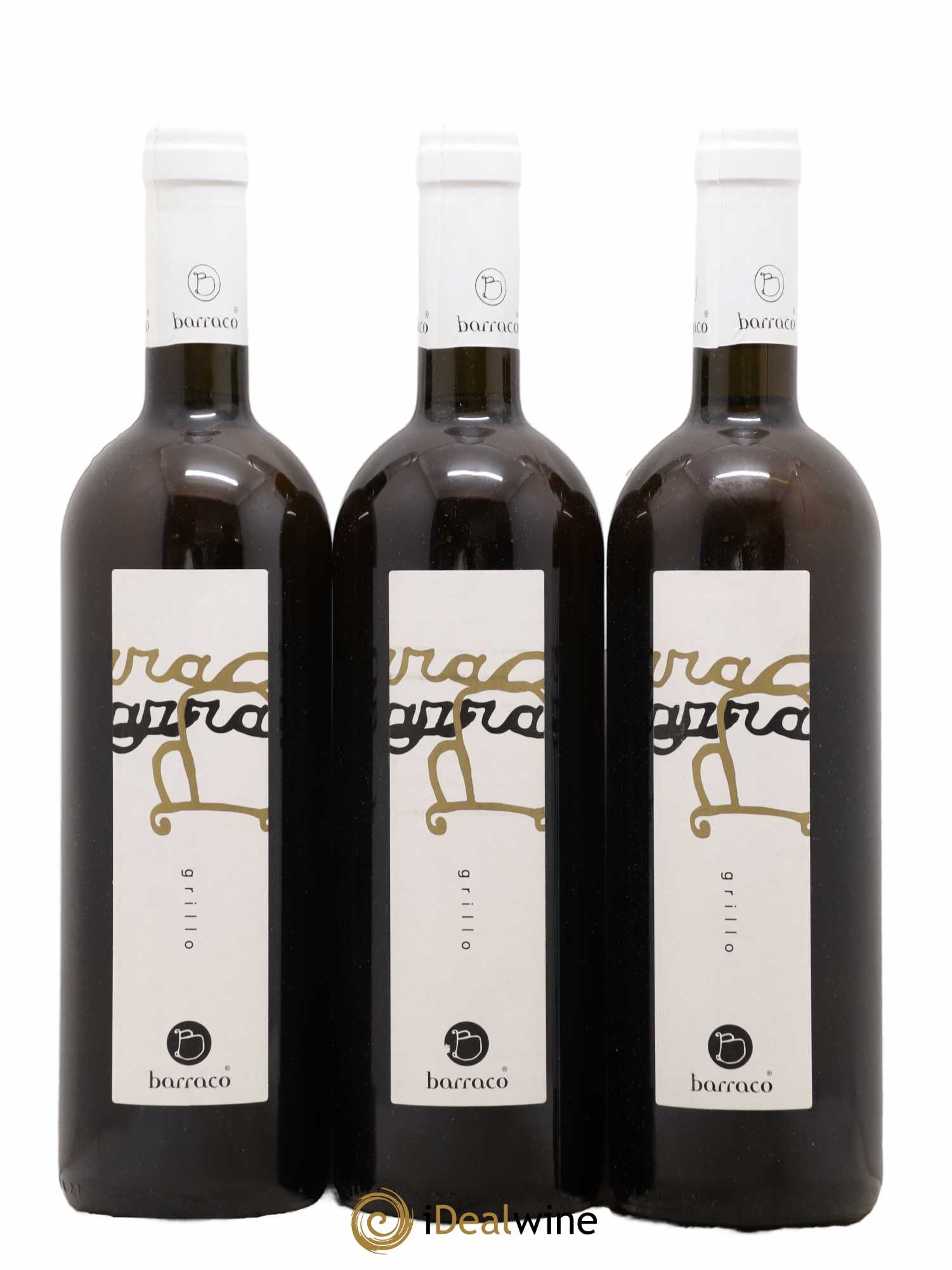 Italie Terre Siciliane Nino Barraco Grillo (sans prix de réserve) 2017 - Posten von 3 Flaschen - 0