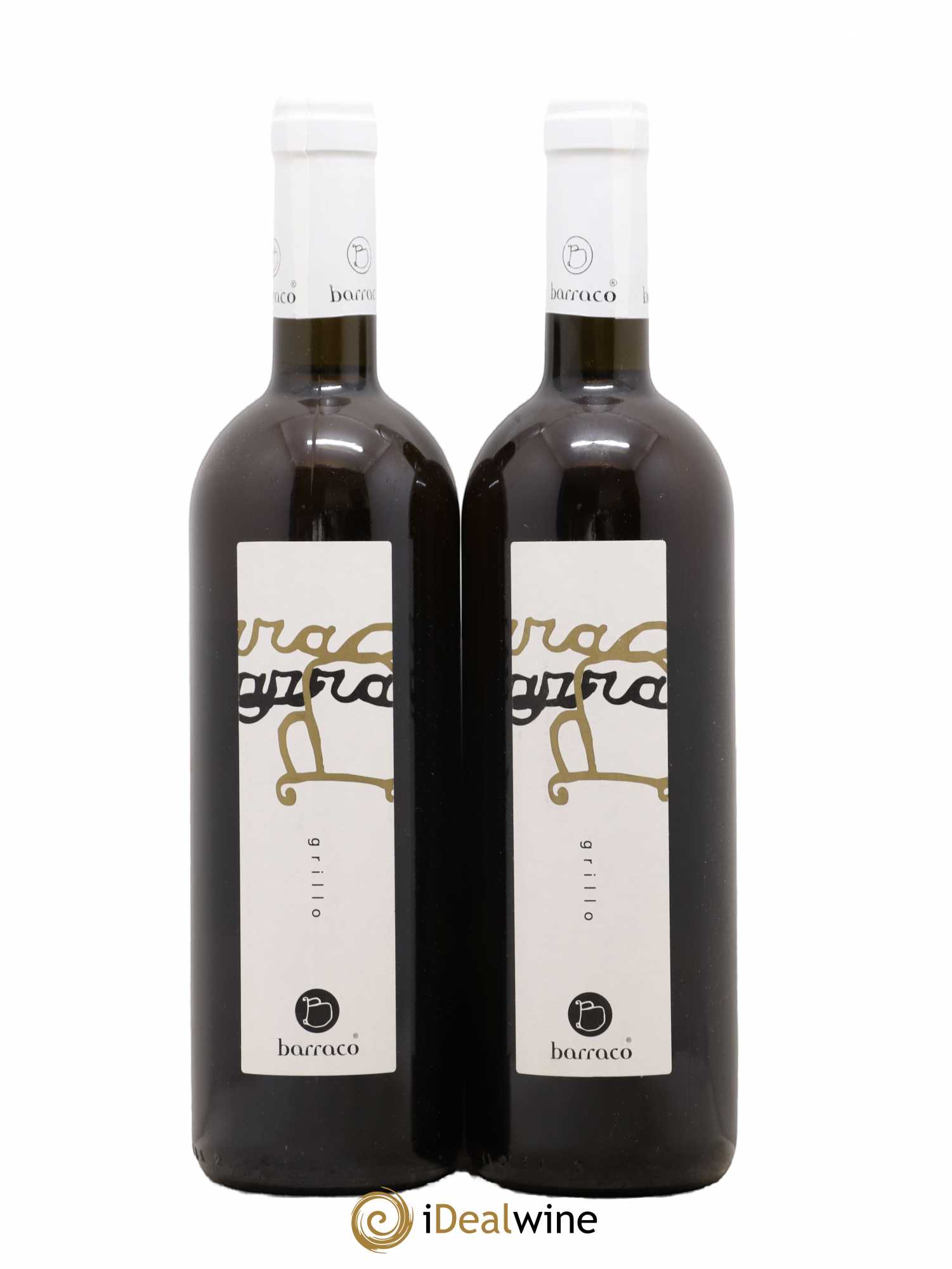 Italie Terre Siciliane Nino Barraco Grillo (sans prix de réserve) 2017 - Posten von 2 Flaschen - 0