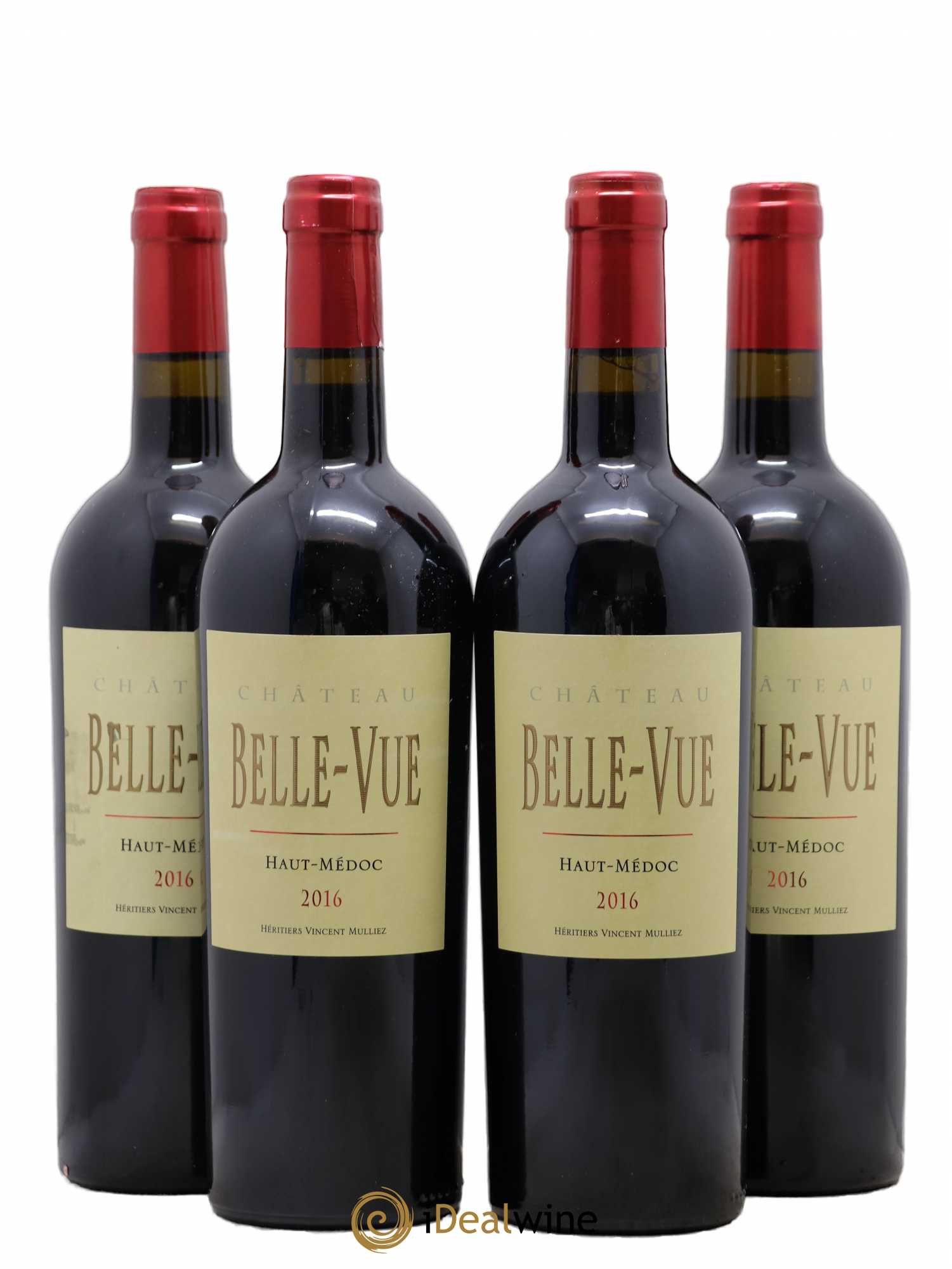 Château Belle-Vue (sans prix de réserve) (sans prix de réserve) 2016 - Lot de 4 bouteilles - 0