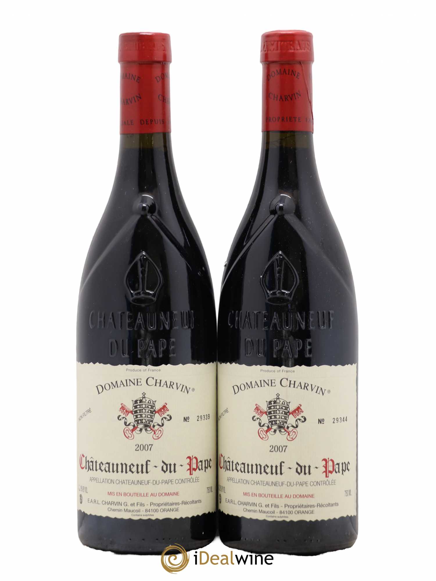 Châteauneuf-du-Pape Charvin (Domaine) 2007 - Lot de 2 bouteilles - 0