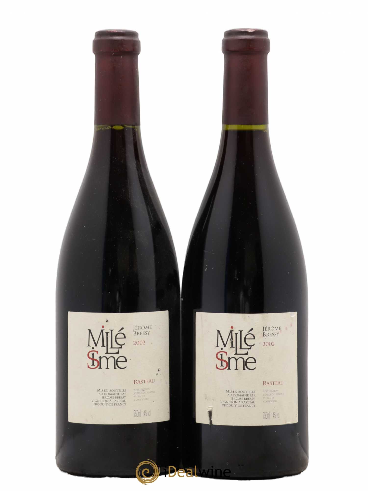 Rasteau Domaine Gourt de Mautens - Jérôme Bressy (sans prix de réserve) 2002 - Lot de 2 bouteilles - 0