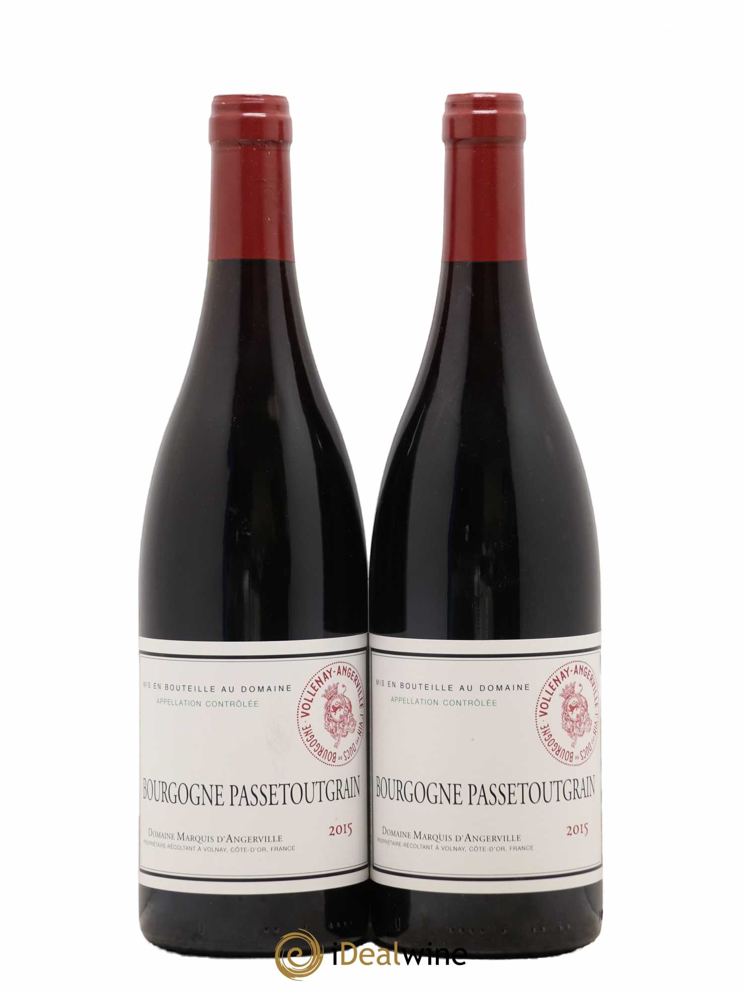 Bourgogne Passetoutgrain Marquis d'Angerville (Domaine) (sans prix de réserve) 2015 - Lot de 2 bouteilles - 0