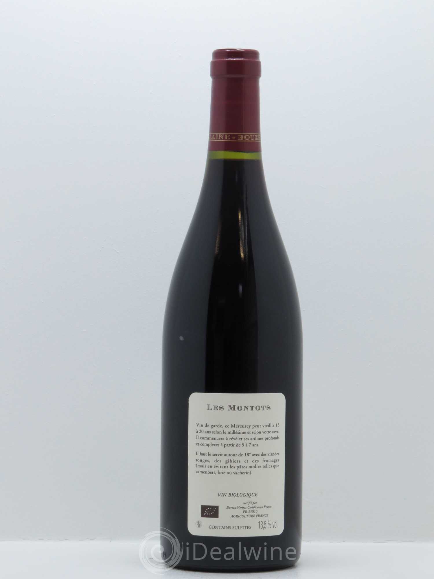 Mercurey Les Montots Domaine de Villaine 2015 - Lot de 1 bouteille - 1