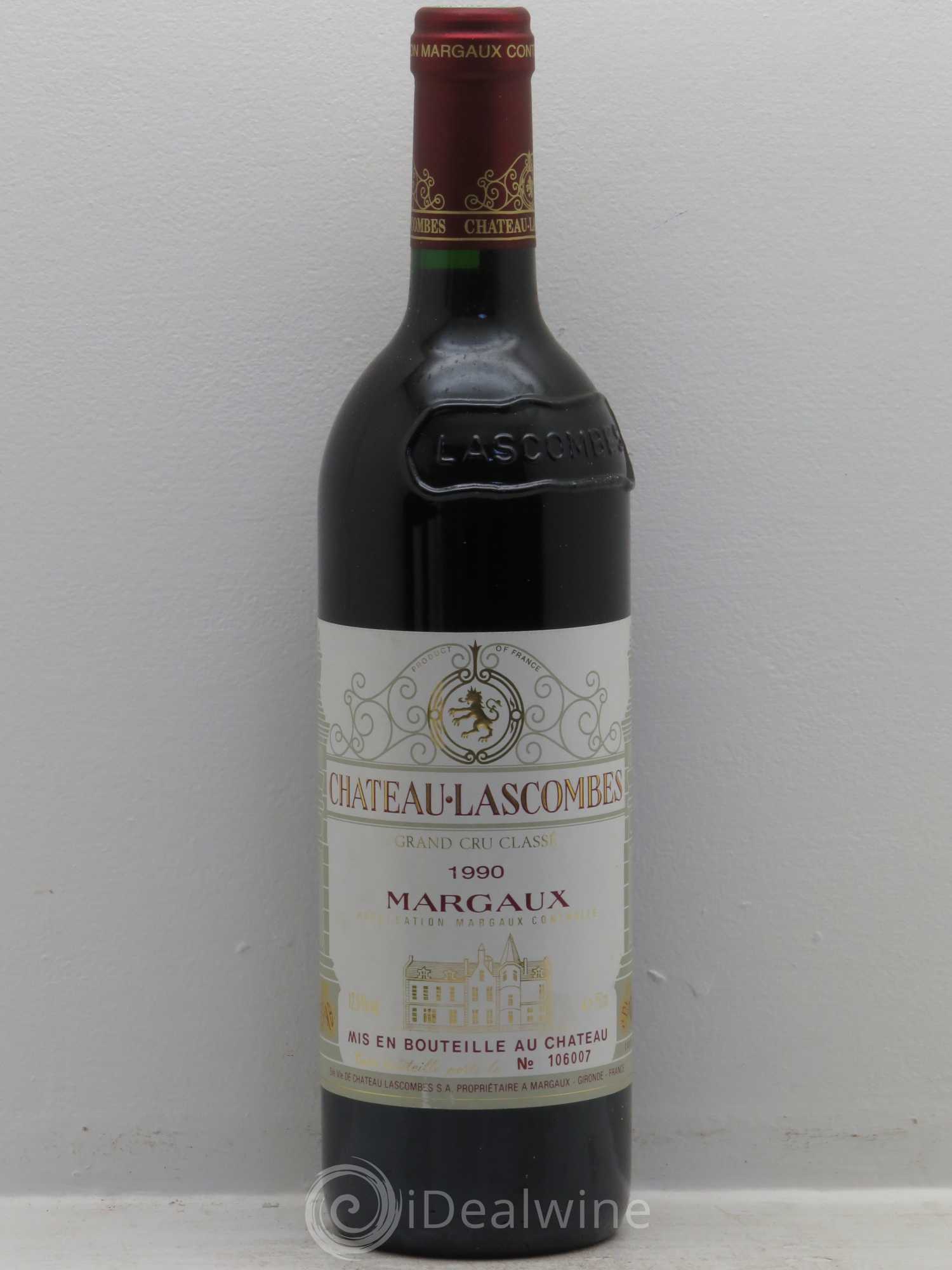 Château Lascombes 2ème Grand Cru Classé 1990 - Lot de 6 bouteilles - 0