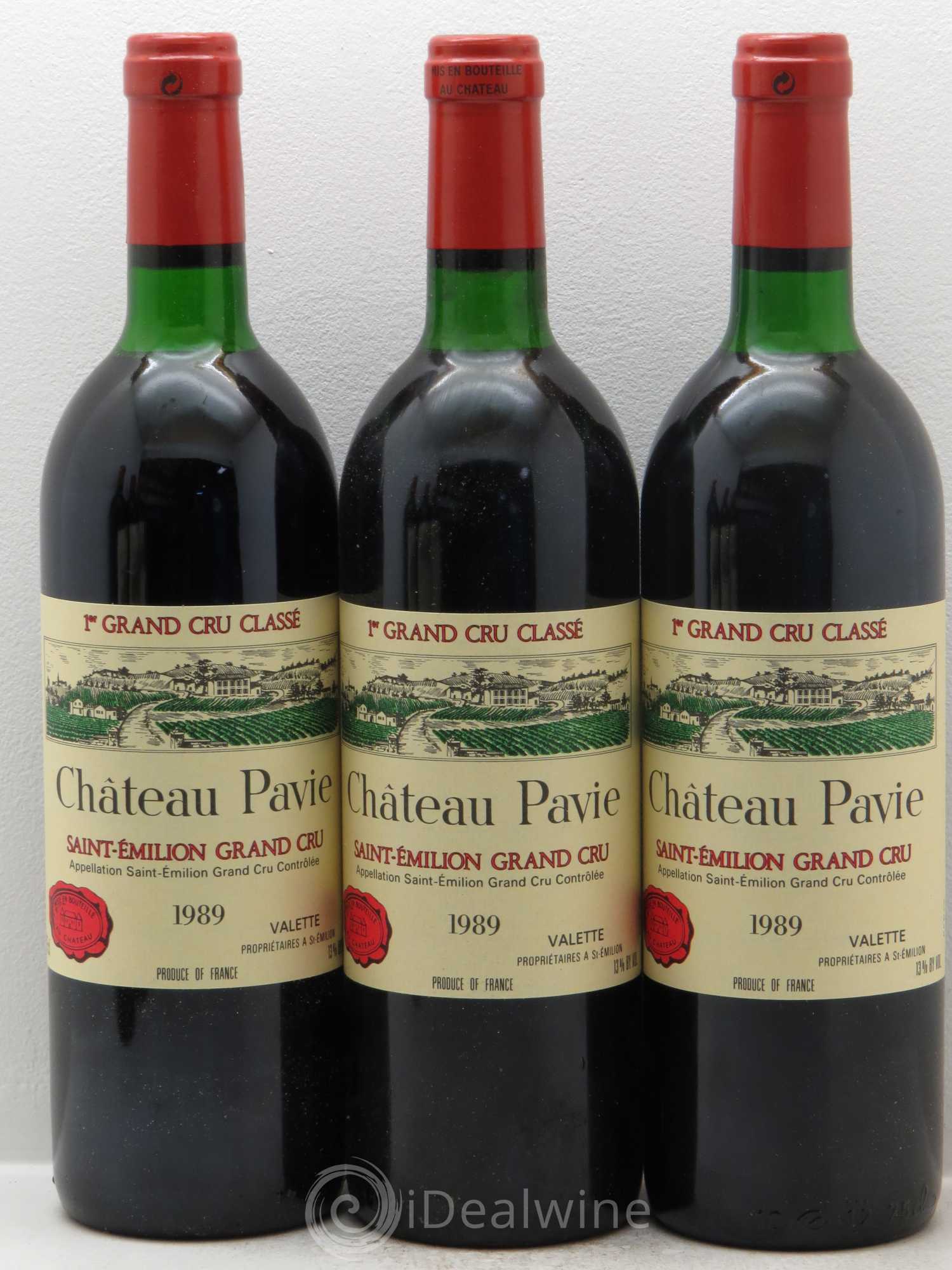 Château Pavie 1er Grand Cru Classé A 1989 - Lot de 12 bouteilles - 1