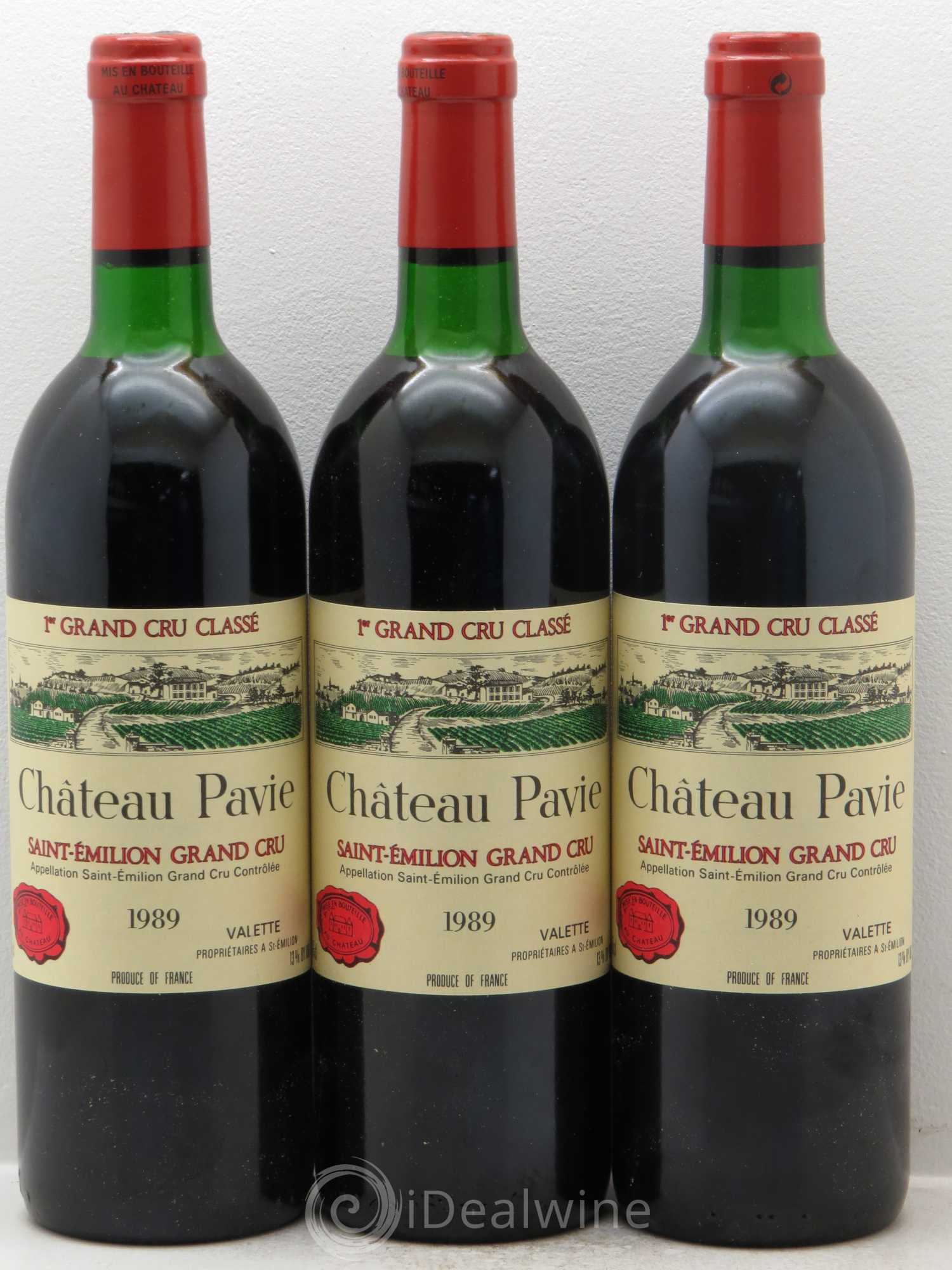 Château Pavie 1er Grand Cru Classé A 1989 - Lot de 12 bouteilles - 3