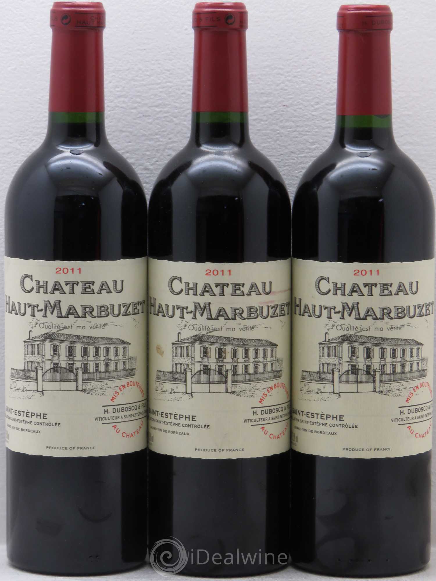 Château Haut Marbuzet 2011 - Lot de 3 bouteilles - 0