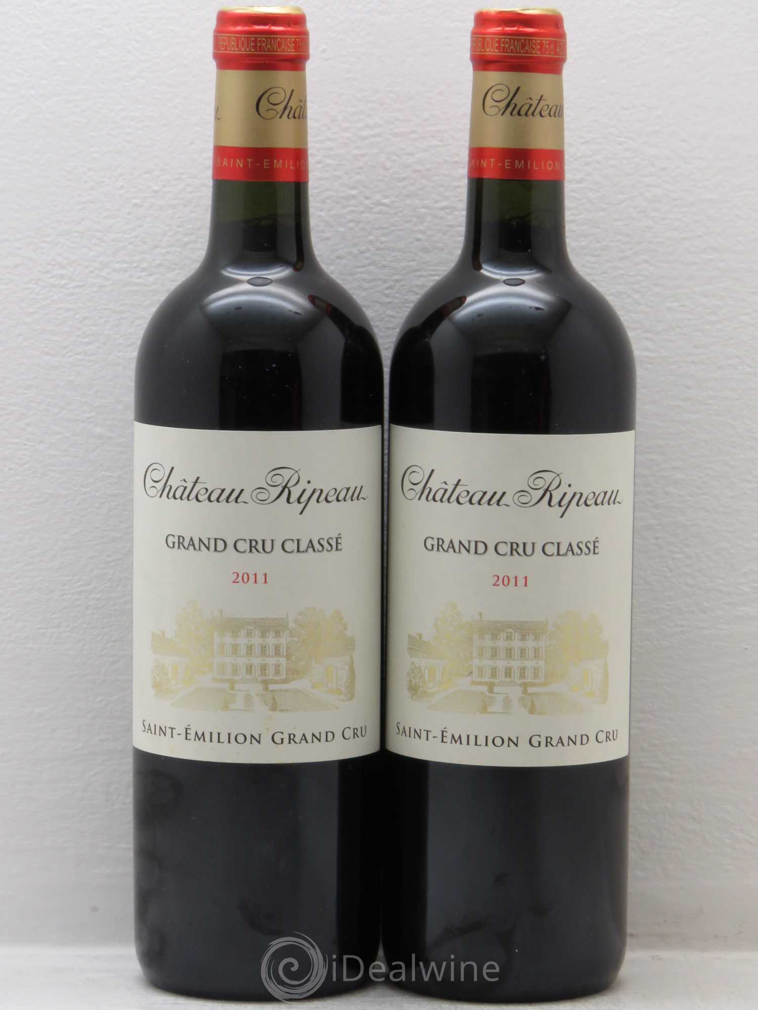 Château Ripeau Grand Cru Classé 2011 - Lot de 2 bouteilles - 0