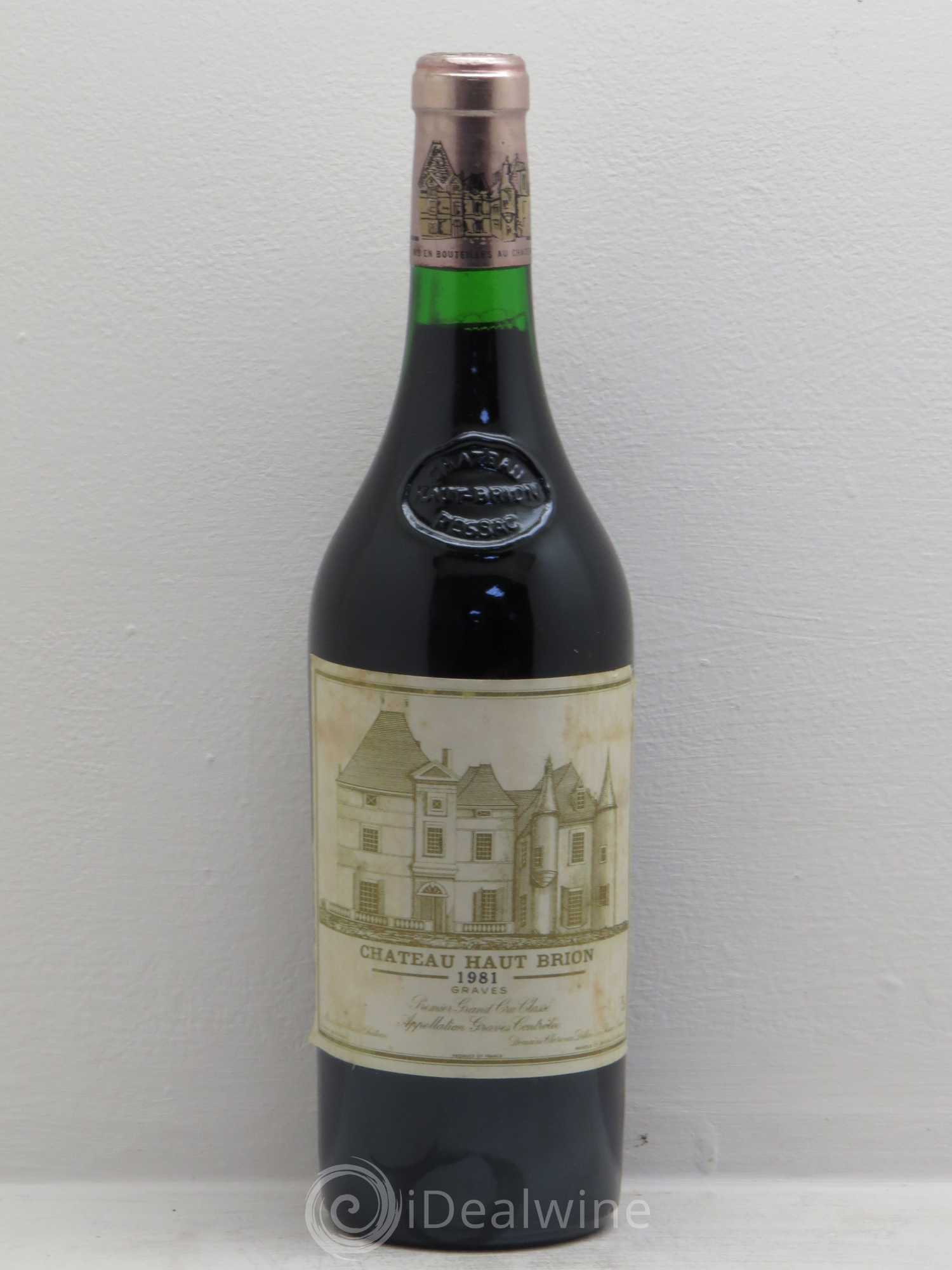 Château Haut Brion 1er Grand Cru Classé 1981 - Lot de 1 bouteille - 0