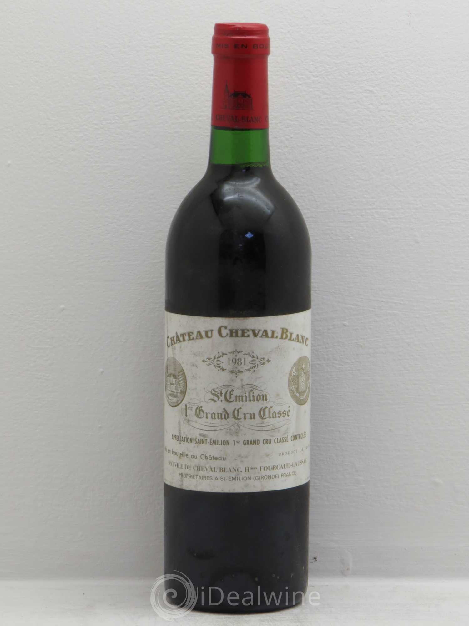 Château Cheval Blanc 1er Grand Cru Classé A 1981 - Lot de 1 bouteille - 0