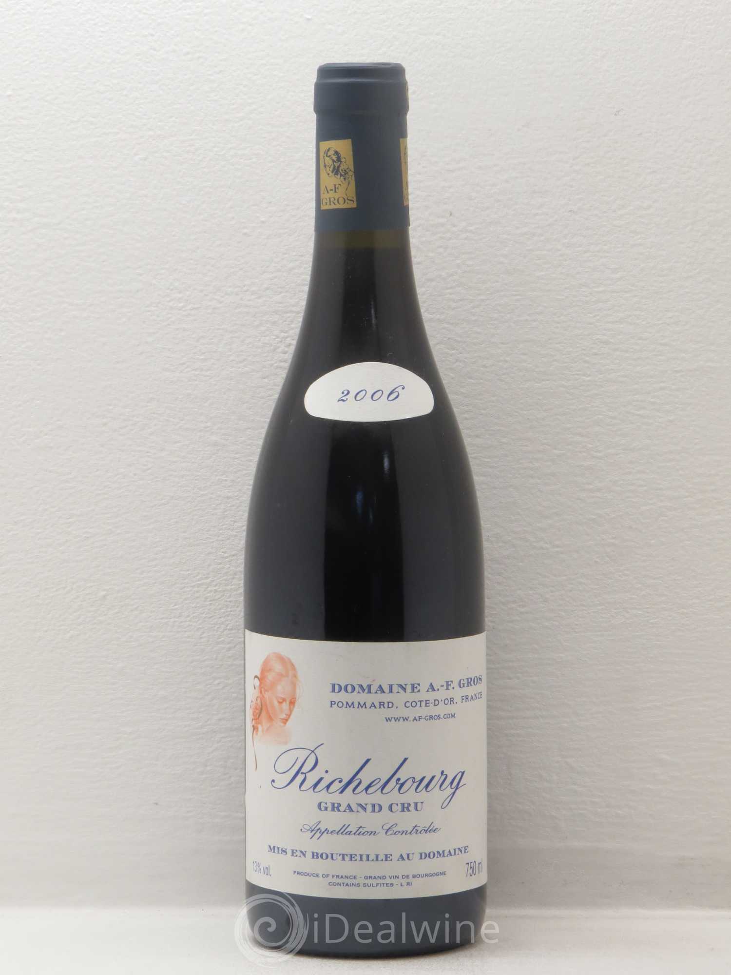 Richebourg Grand Cru A.-F. Gros 2006 - Lot de 1 bouteille - 0