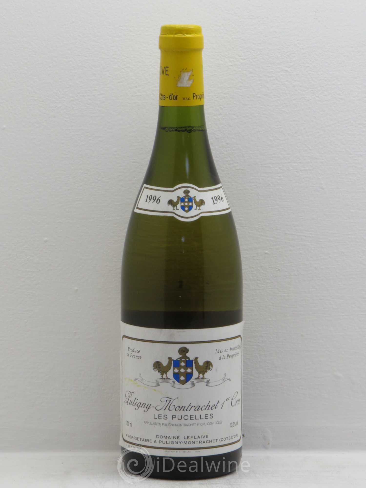Puligny-Montrachet 1er Cru Les Pucelles Leflaive (Domaine) 1996 - Lot de 1 bouteille - 0