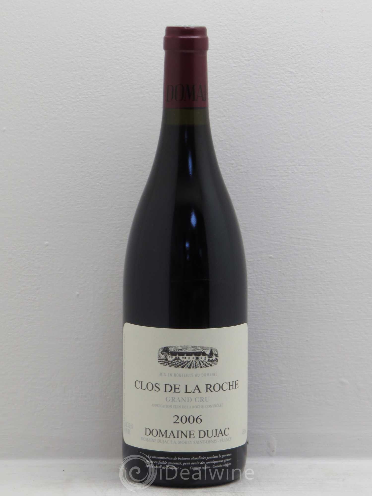 Clos de la Roche Grand Cru Dujac (Domaine) 2006 - Lot de 1 bouteille - 0