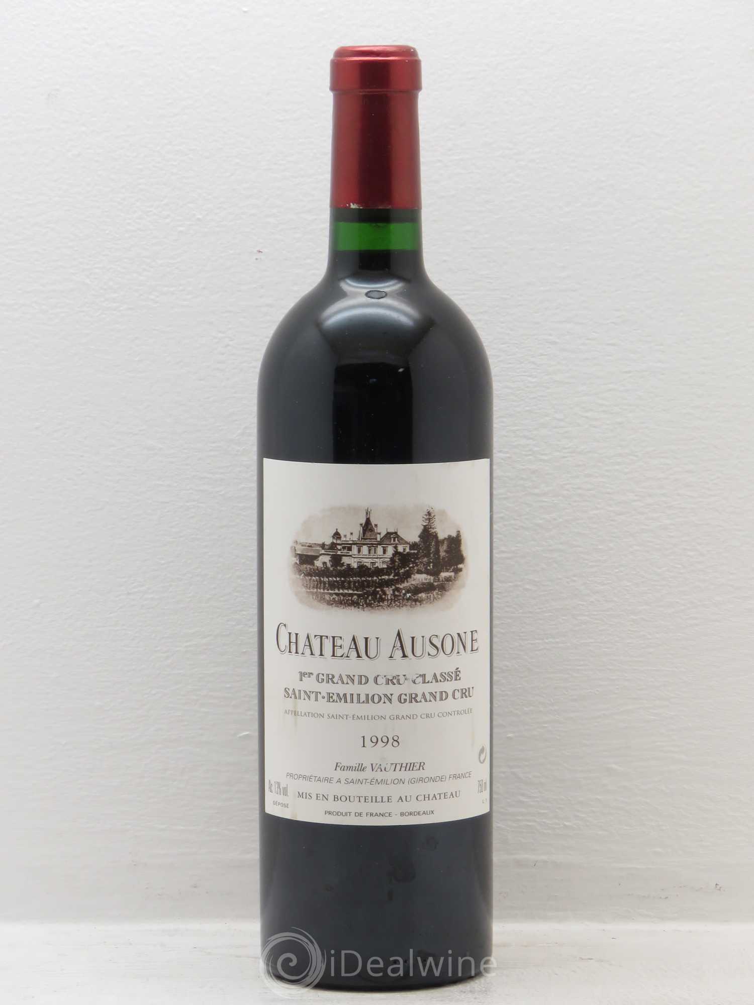 Château Ausone 1er Grand Cru Classé A 1998 - Lot de 1 bouteille - 0
