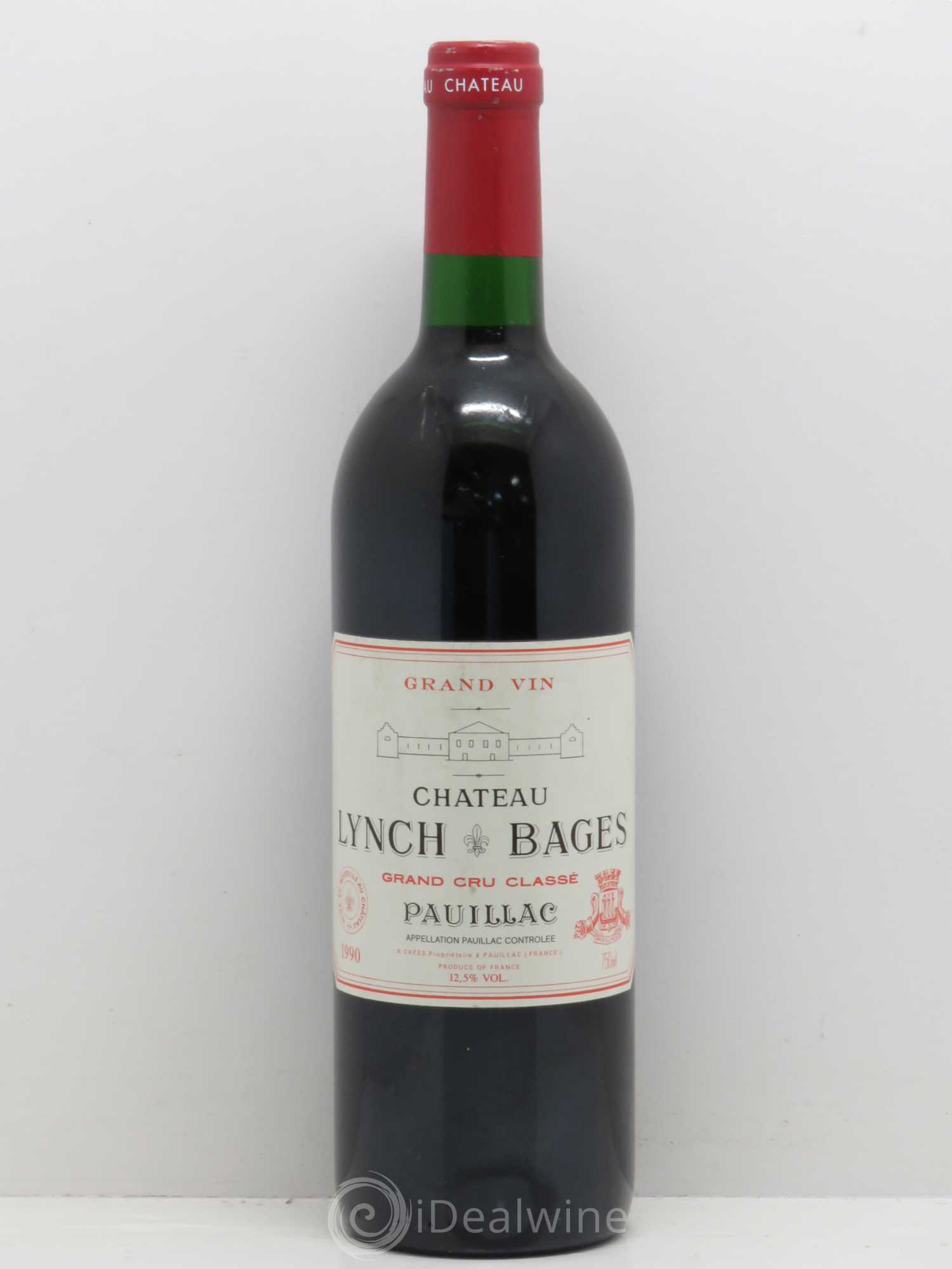 Château Lynch Bages 5ème Grand Cru Classé 1990 - Lot de 1 bouteille - 0