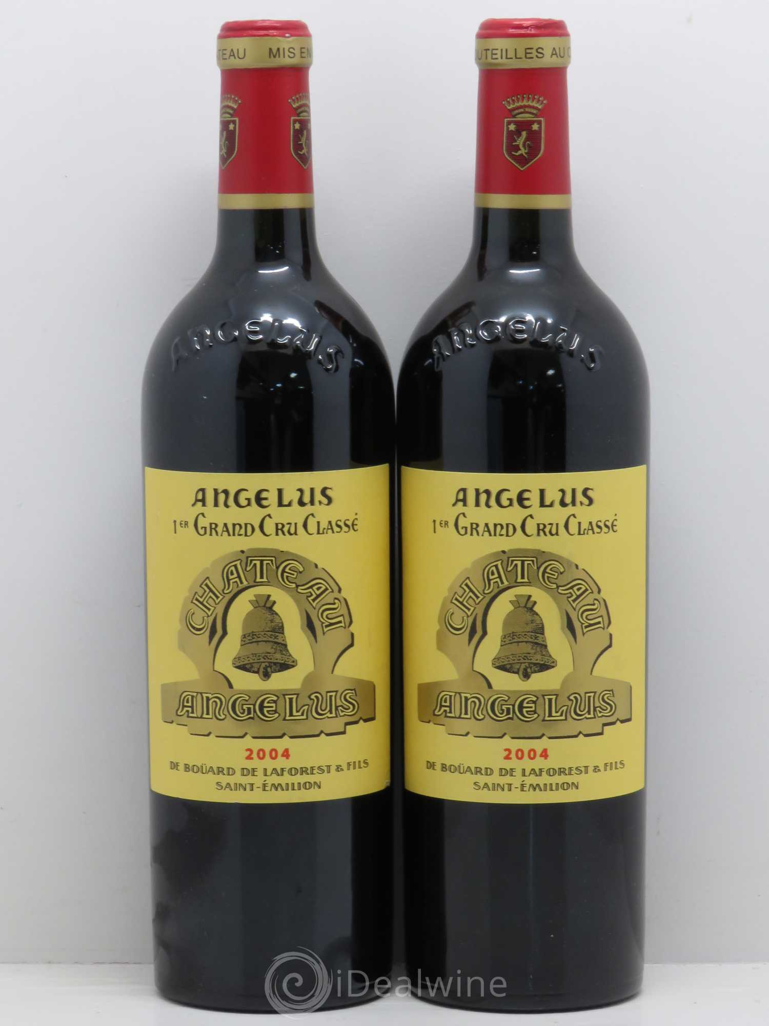 Château Angélus 1er Grand Cru Classé A 2004 - Lot de 2 bouteilles - 0