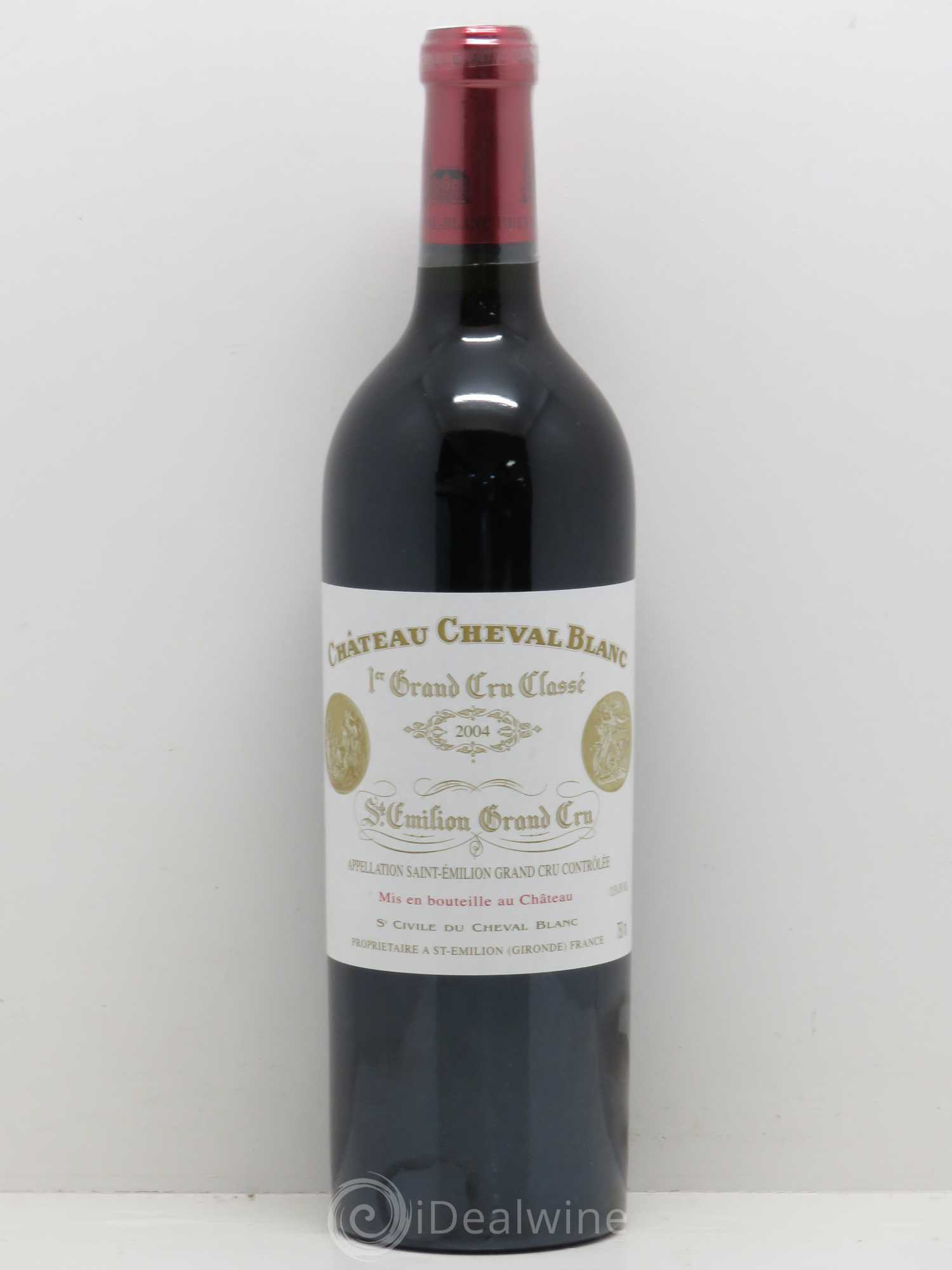 Château Cheval Blanc 1er Grand Cru Classé A 2004 - Lot de 1 bouteille - 0