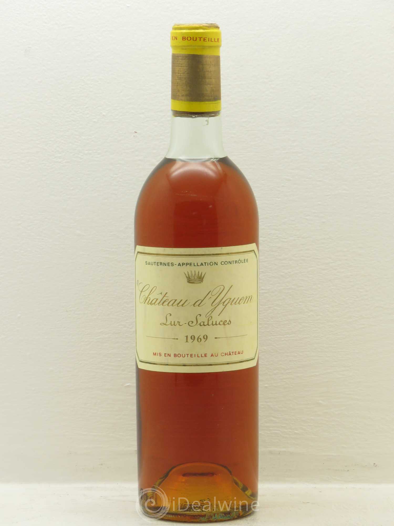 Château d' Yquem 1er Cru Classé Supérieur 1969 - Lotto di 1 bottiglia - 0