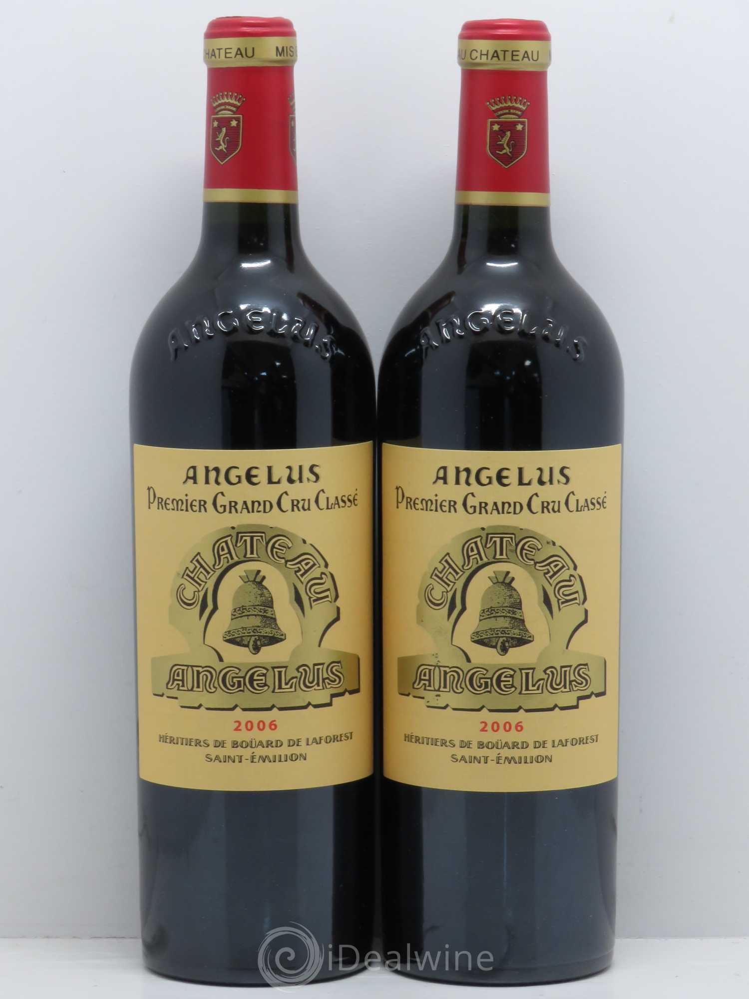 Château Angélus 1er Grand Cru Classé A 2006 - Lot de 2 bouteilles - 0