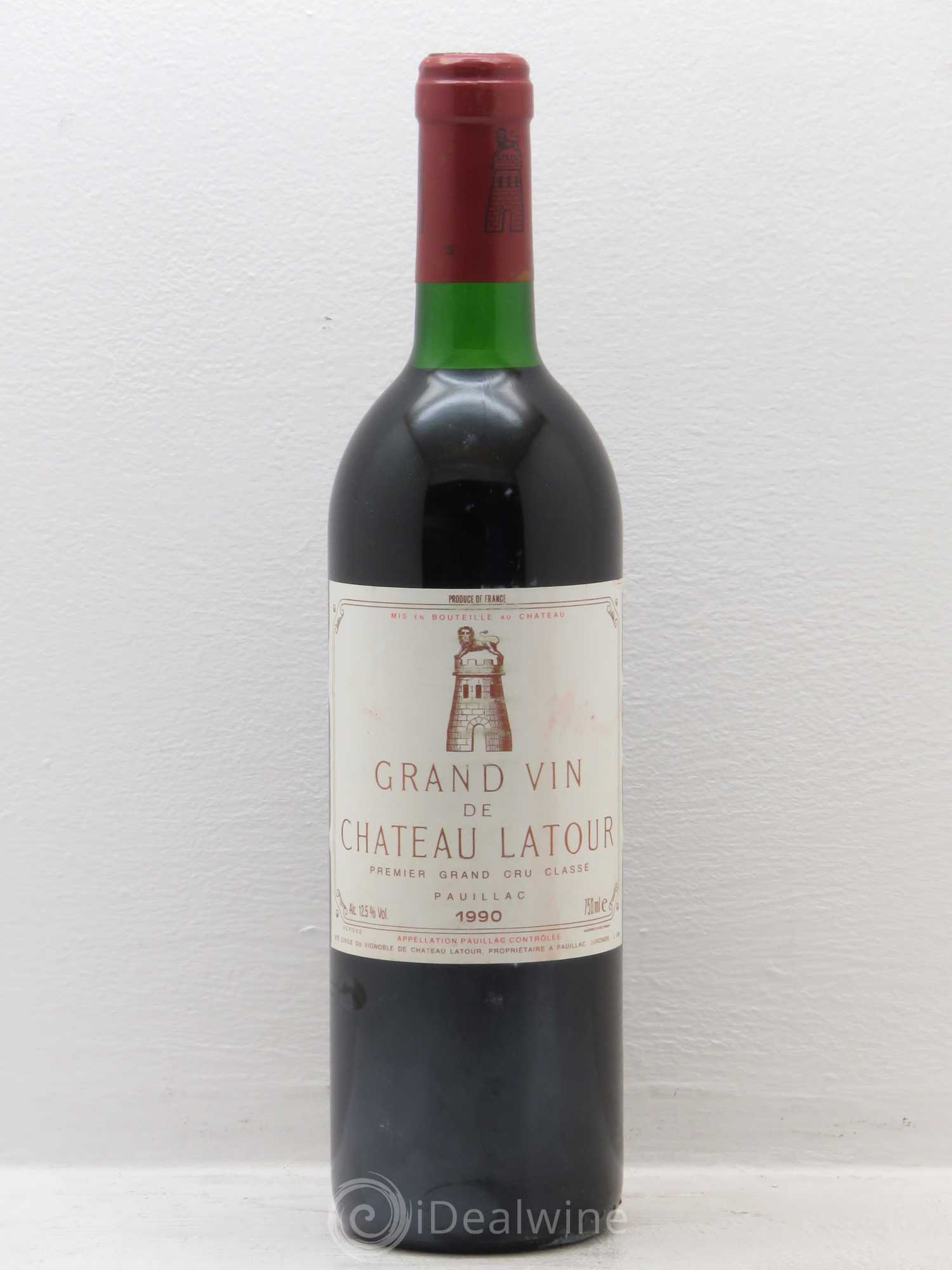Château Latour 1er Grand Cru Classé 1990 - Lot de 1 bouteille - 0
