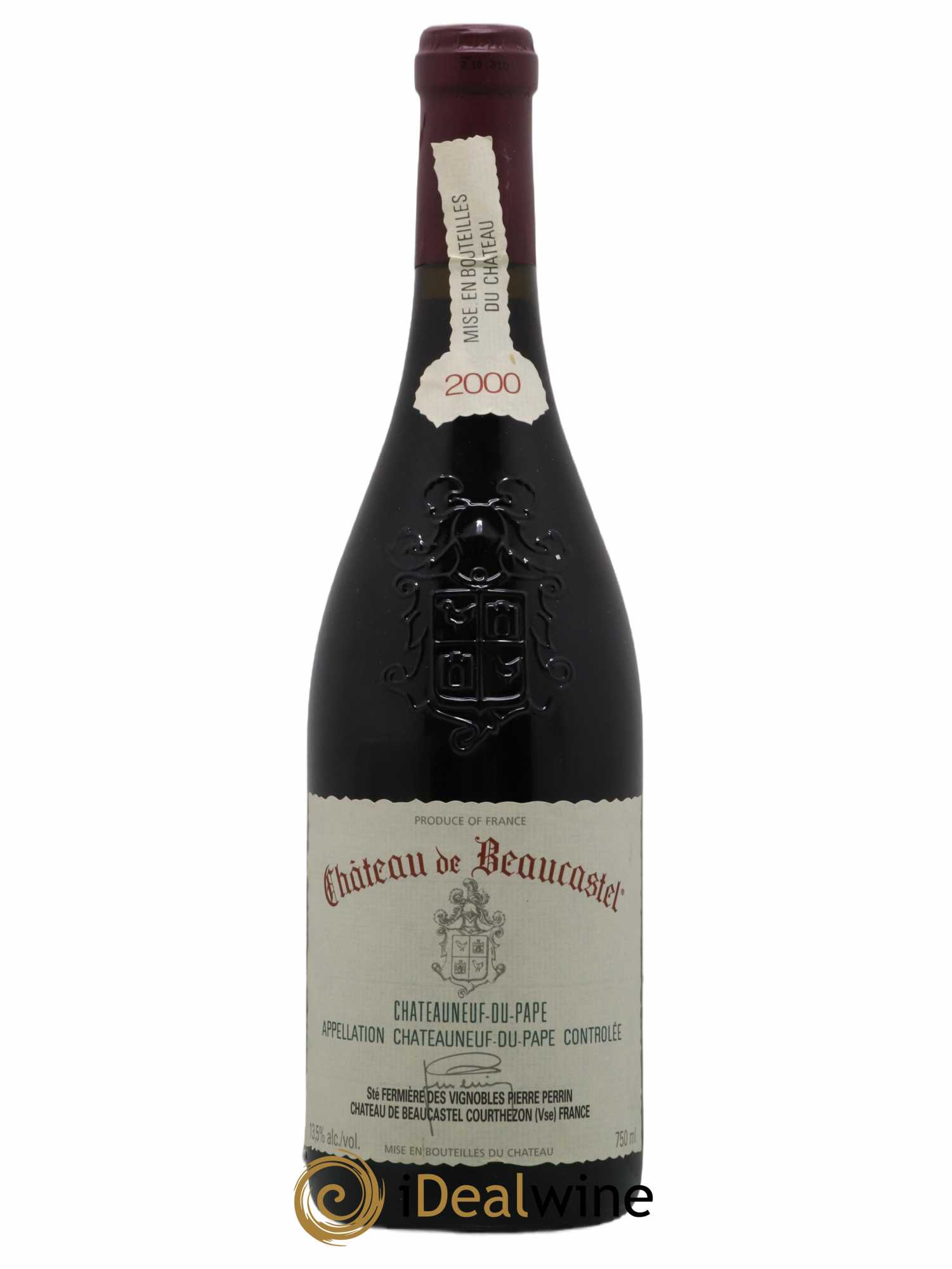 Châteauneuf-du-Pape Château de Beaucastel Famille Perrin 2000 - Lot de 1 bouteille - 0