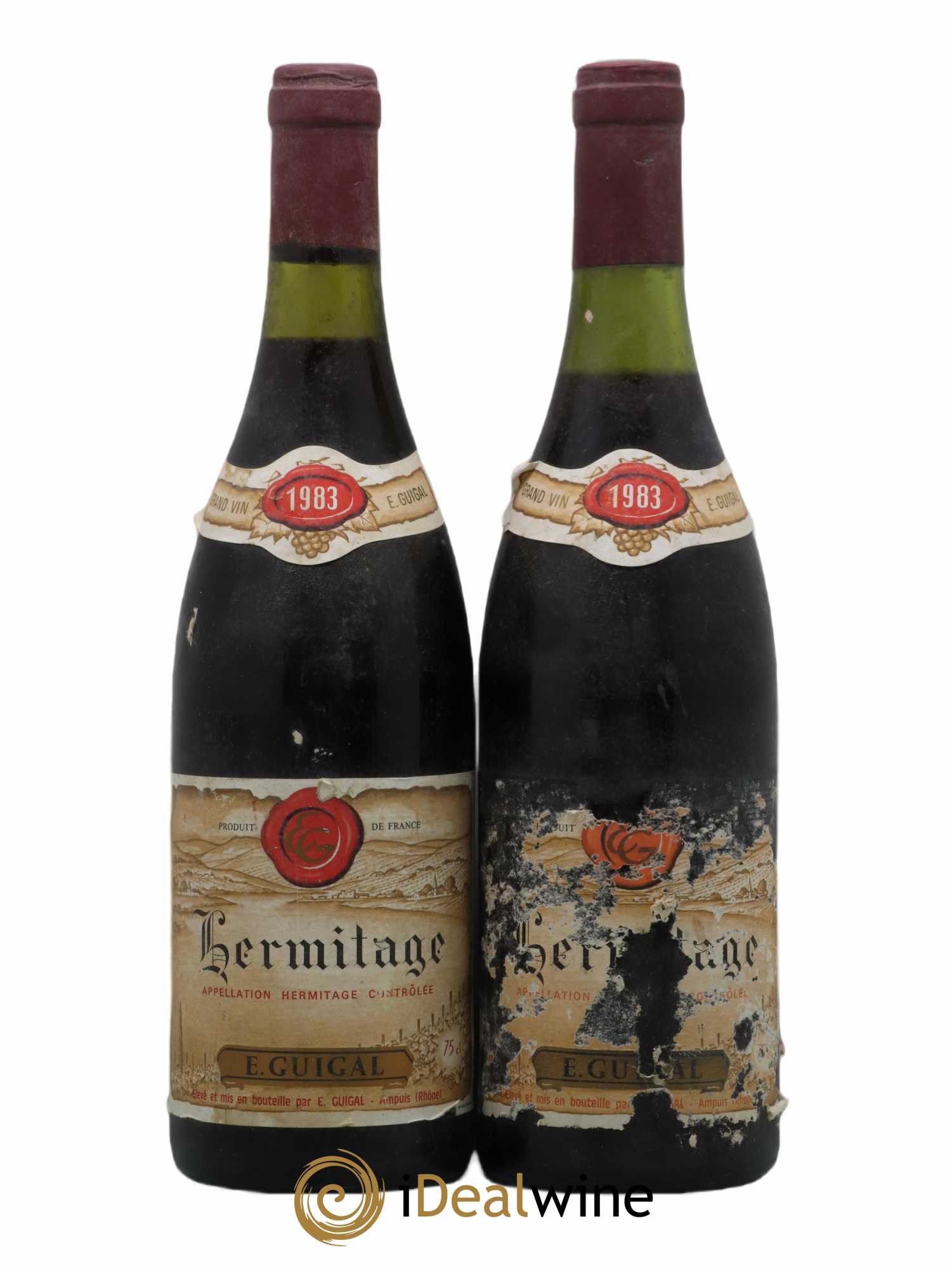 Hermitage Guigal 1983 - Lot de 2 bouteilles - 0