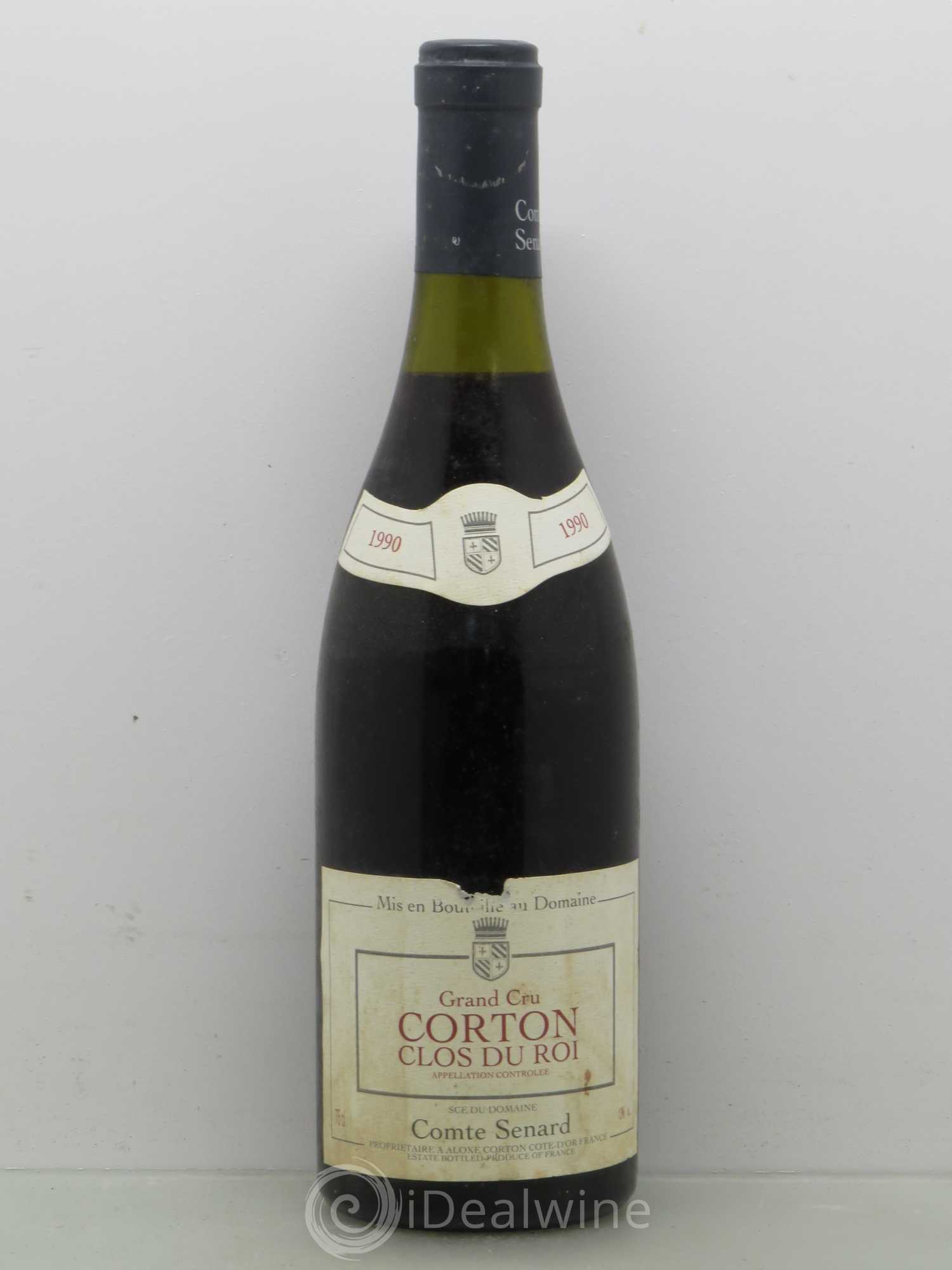 Corton Grand Cru Clos Du Roi Domaine Comte Senard 1990 - Posten von 1 Flasche - 0