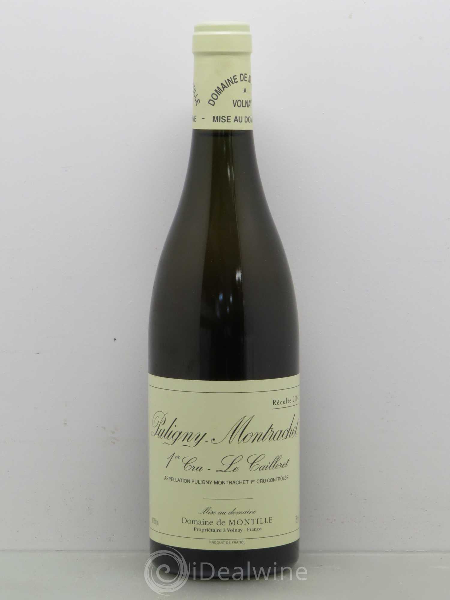 Puligny-Montrachet 1er Cru Le Cailleret De Montille (Domaine) 2004 - Lot de 1 bouteille - 0