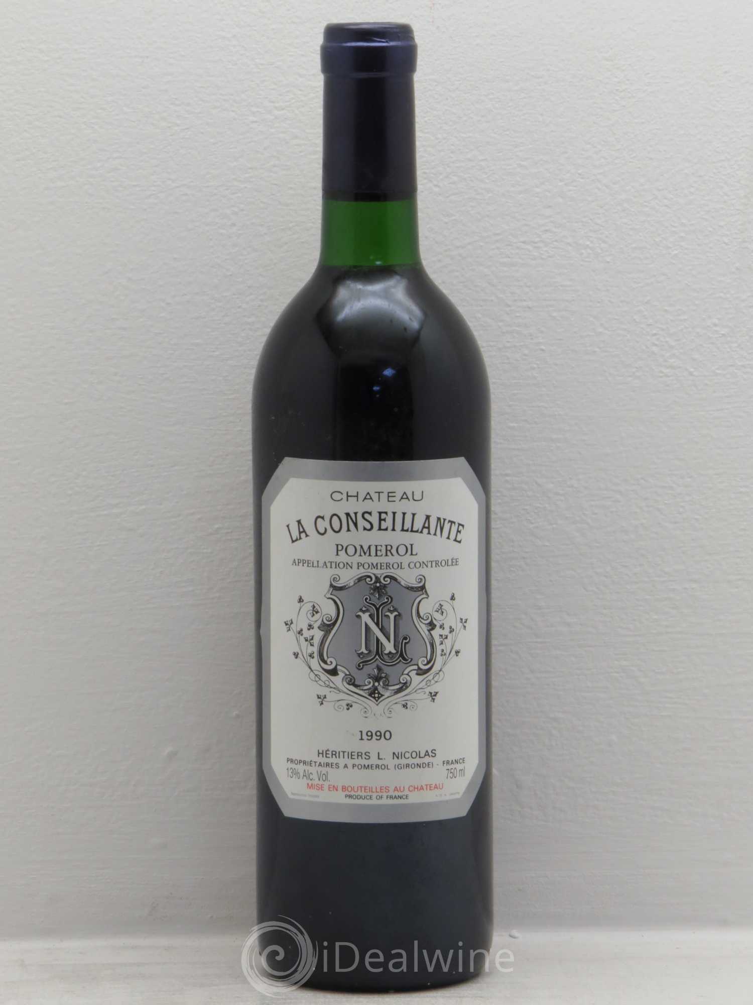 Château la Conseillante 1990 - Lot de 1 bouteille - 0