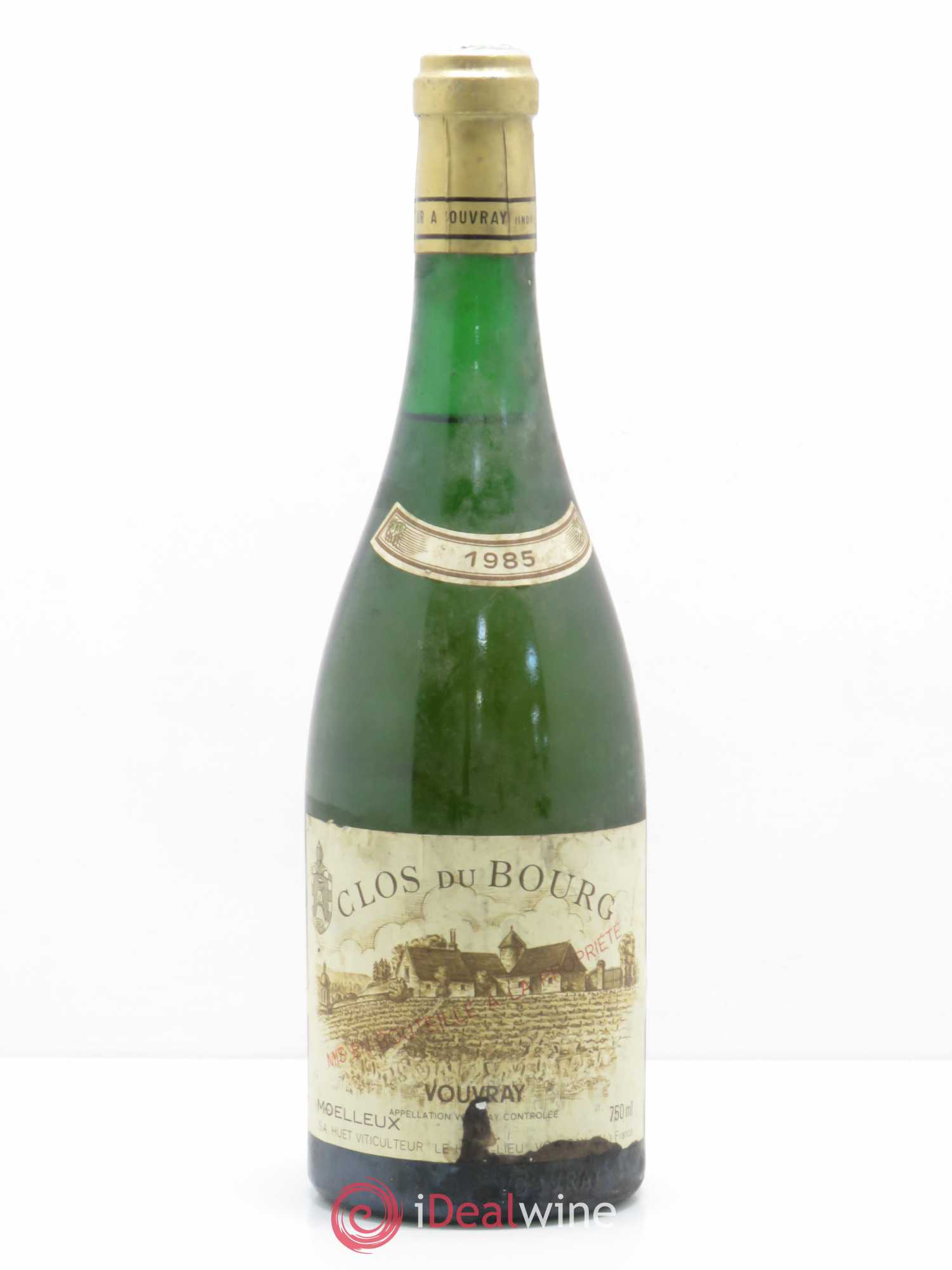 Vouvray Clos du Bourg Moelleux Domaine Huet 1985 - Lotto di 1 bottiglia - 0